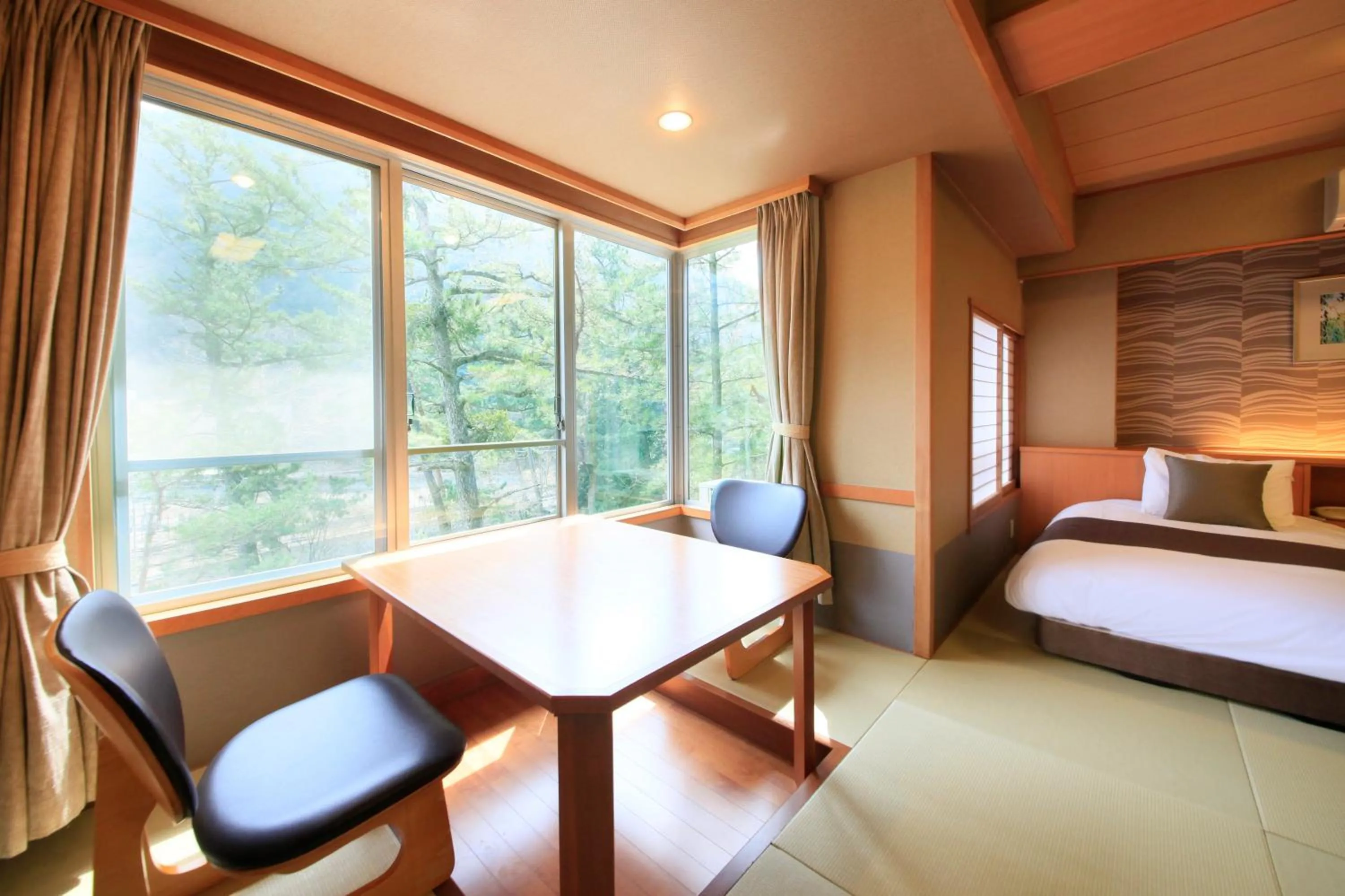 Bed in Shimobe Hotel