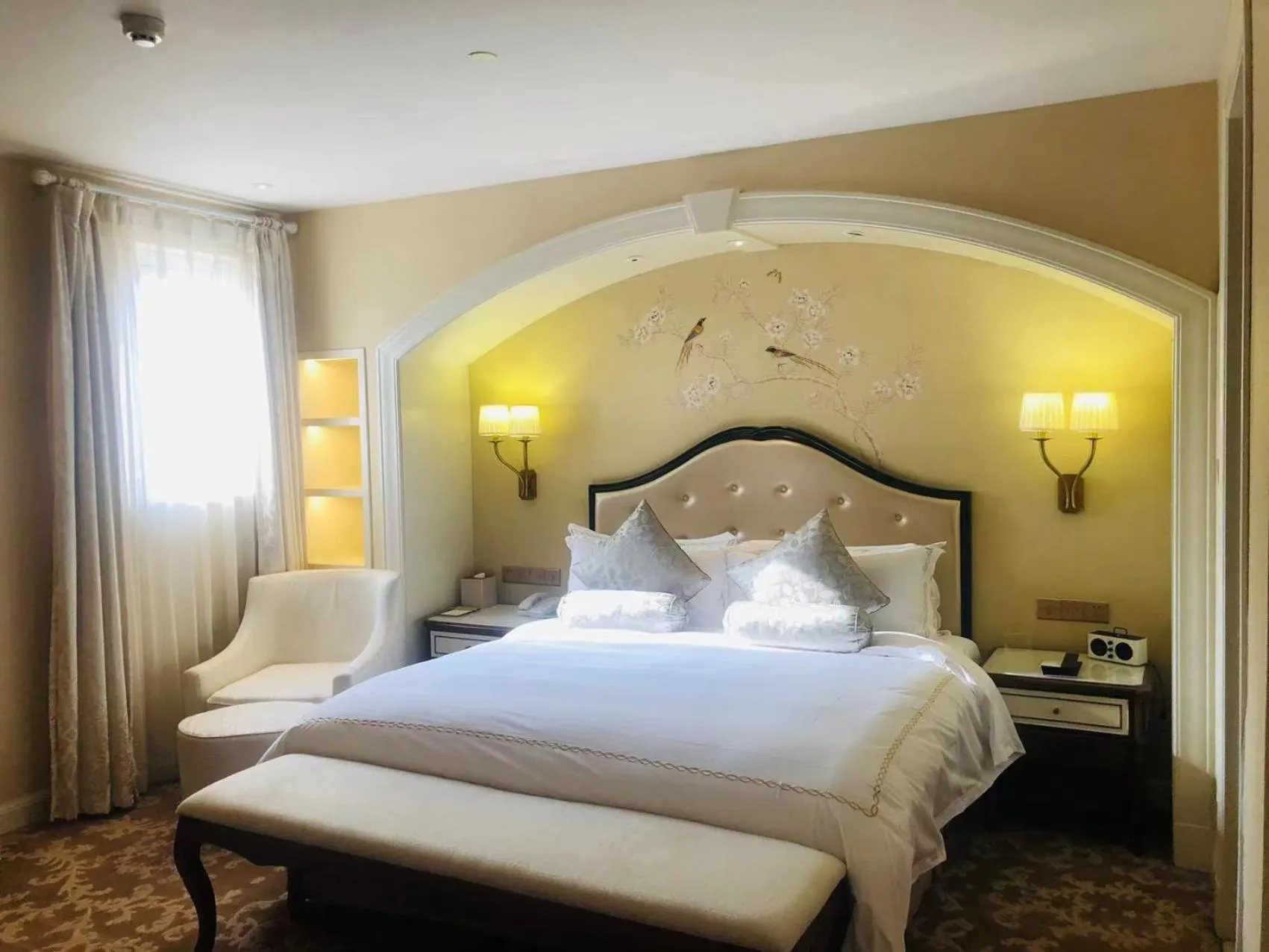 Bed in Urban Island Hotel Shanghai