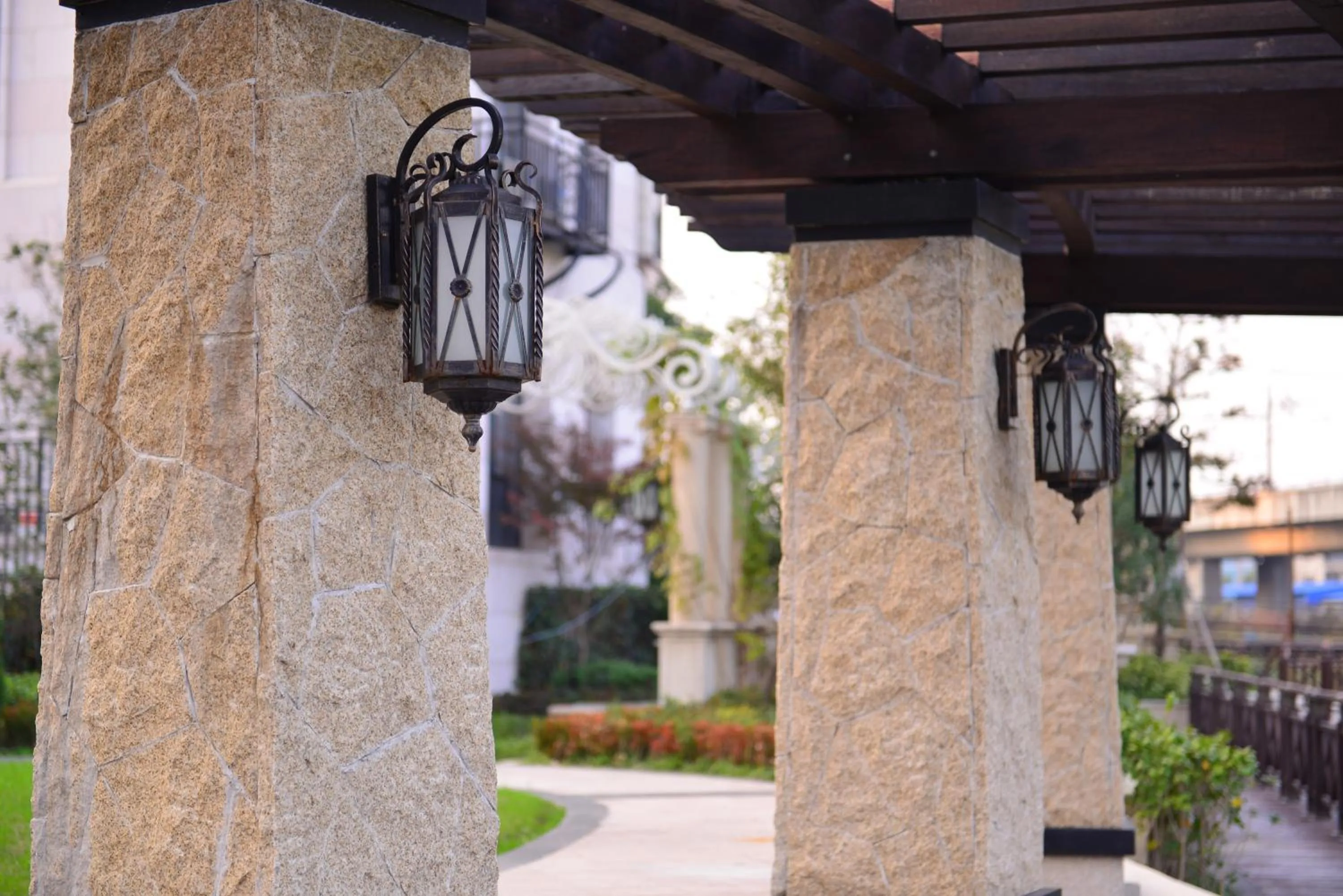 Decorative detail in Urban Island Hotel Shanghai