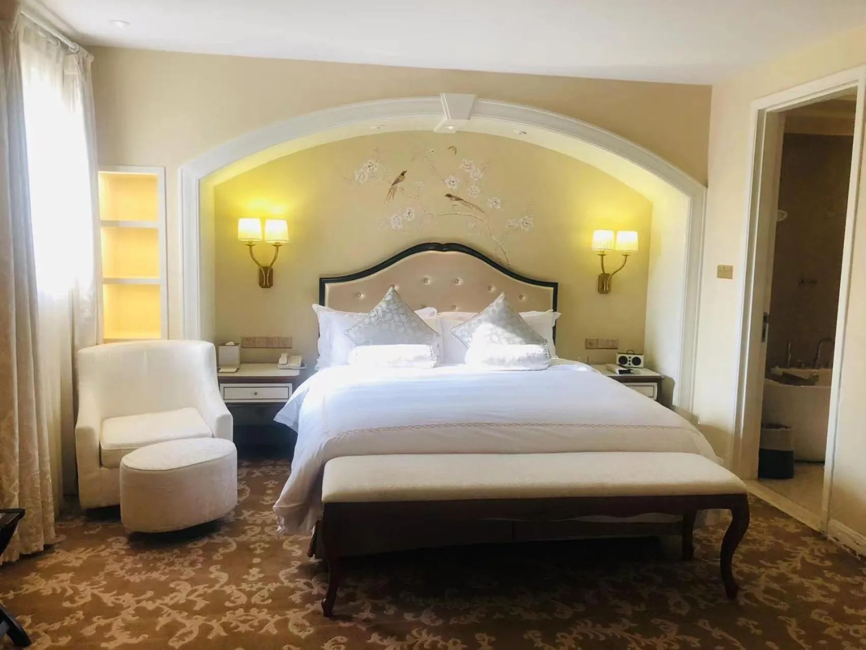 Bed in Urban Island Hotel Shanghai