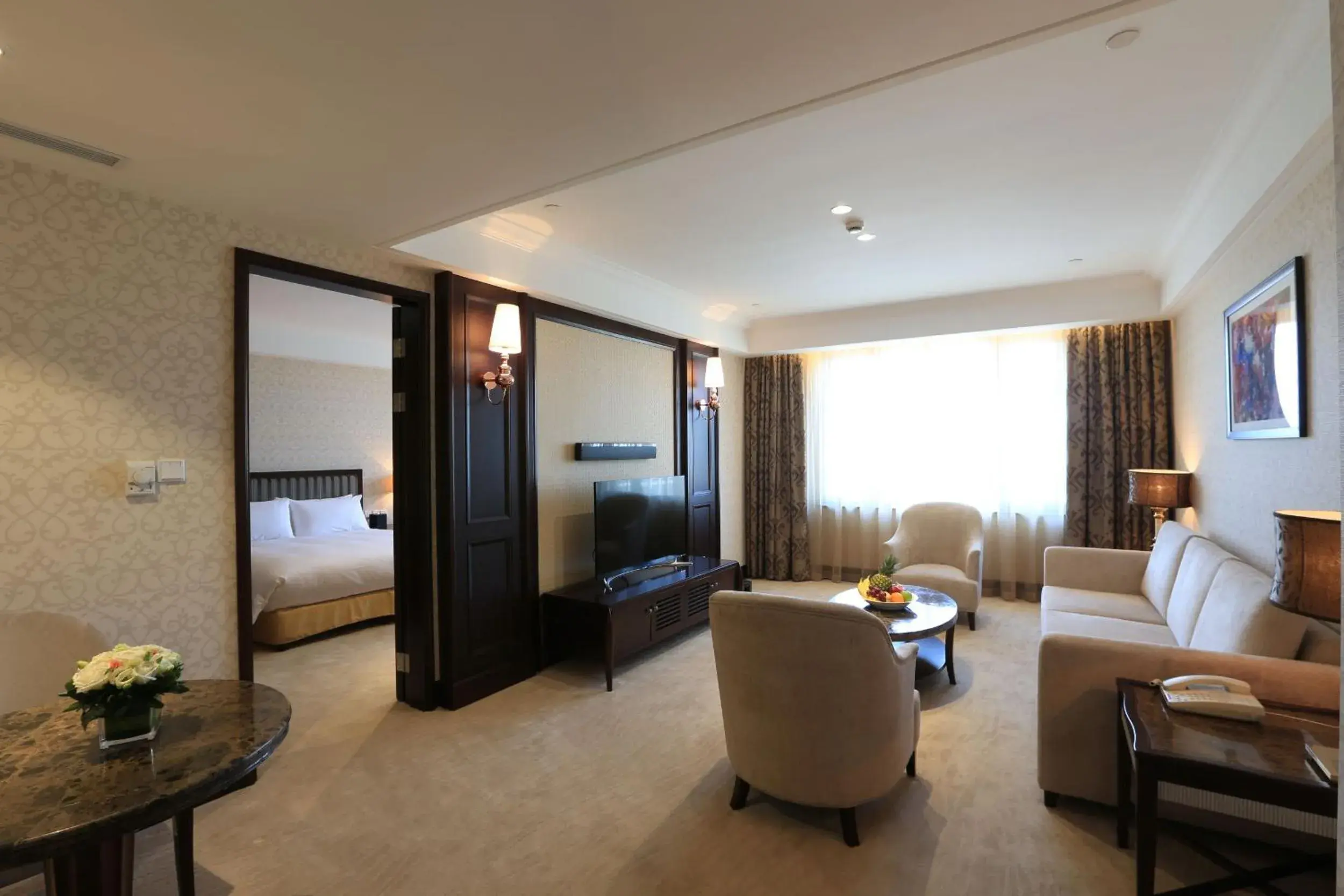Living room in Evergreen Laurel Hotel, Shanghai Living room in Evergreen Laurel Hotel, Shanghai
