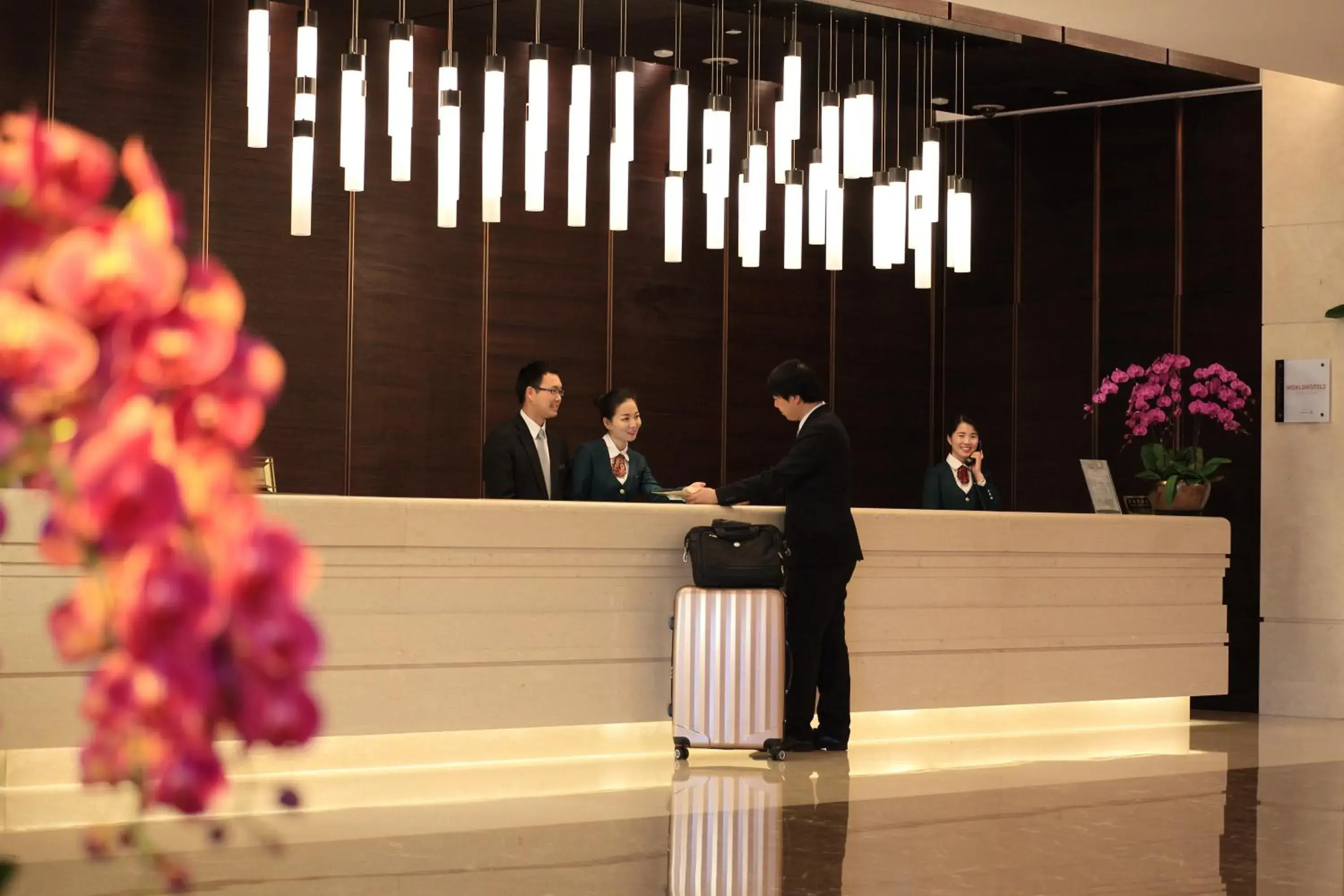 Lobby or reception in Evergreen Laurel Hotel, Shanghai Lobby or reception in Evergreen Laurel Hotel, Shanghai
