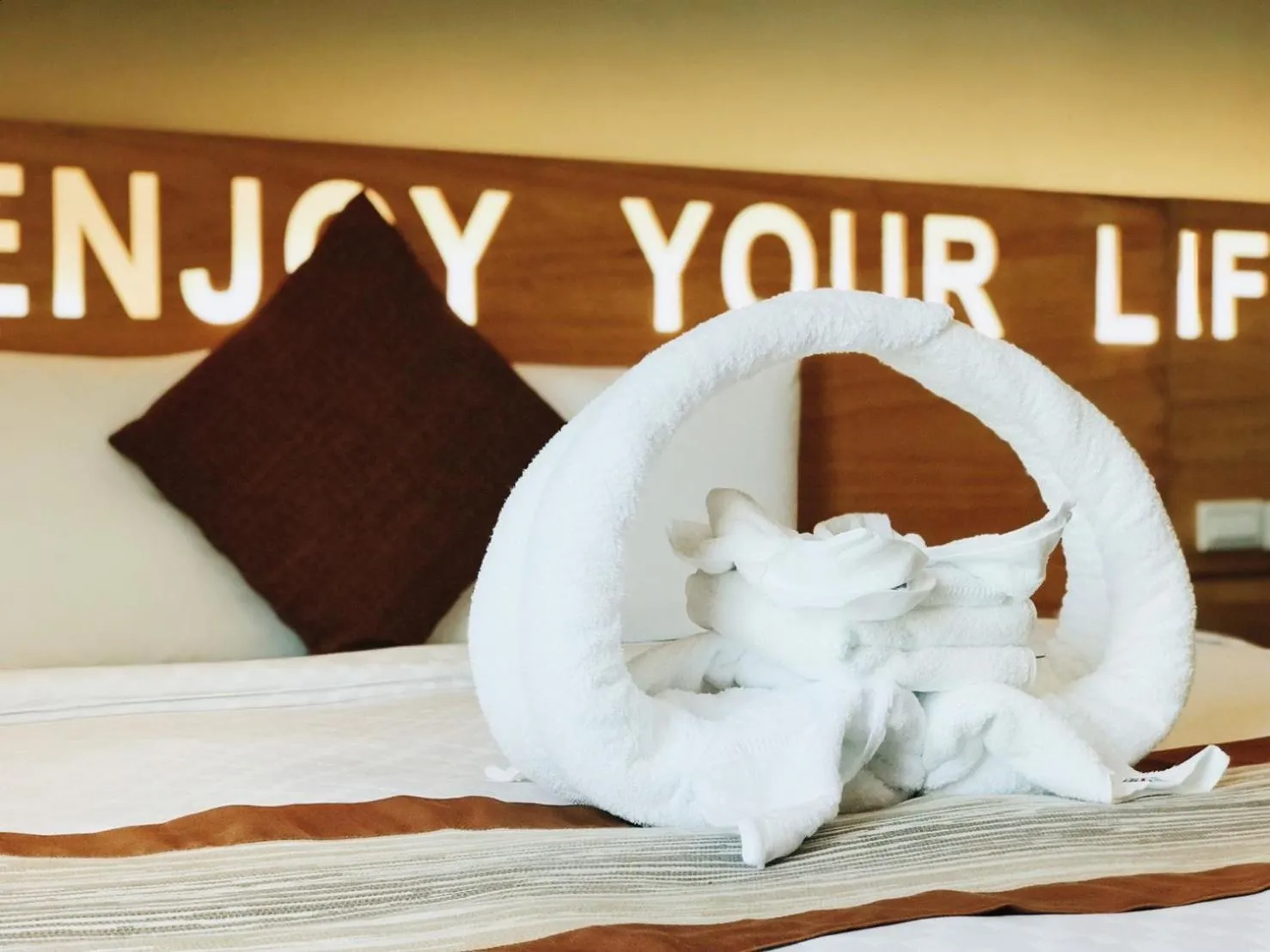 Bed in Bai Sha Tan Cottage