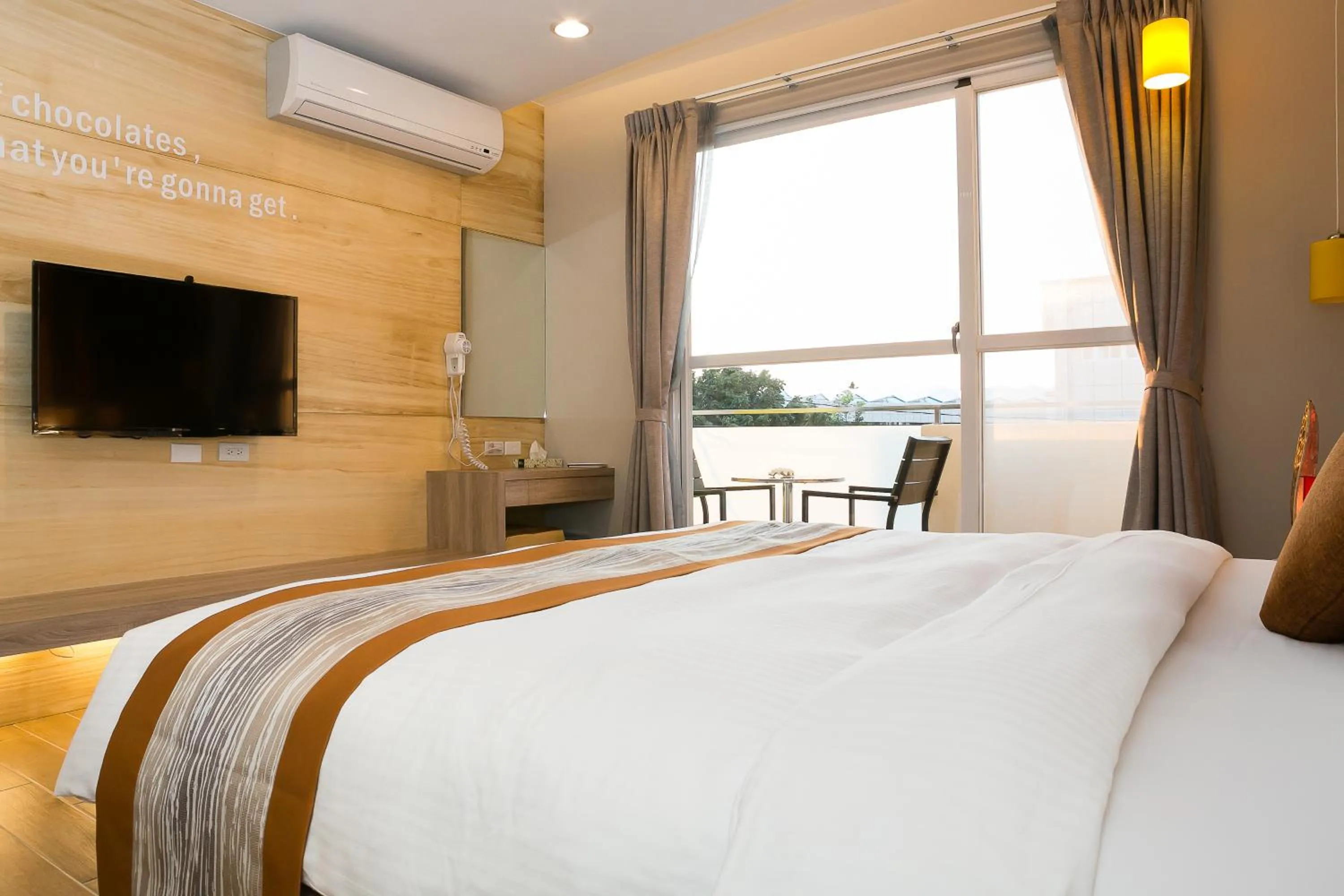 Bed in Bai Sha Tan Cottage
