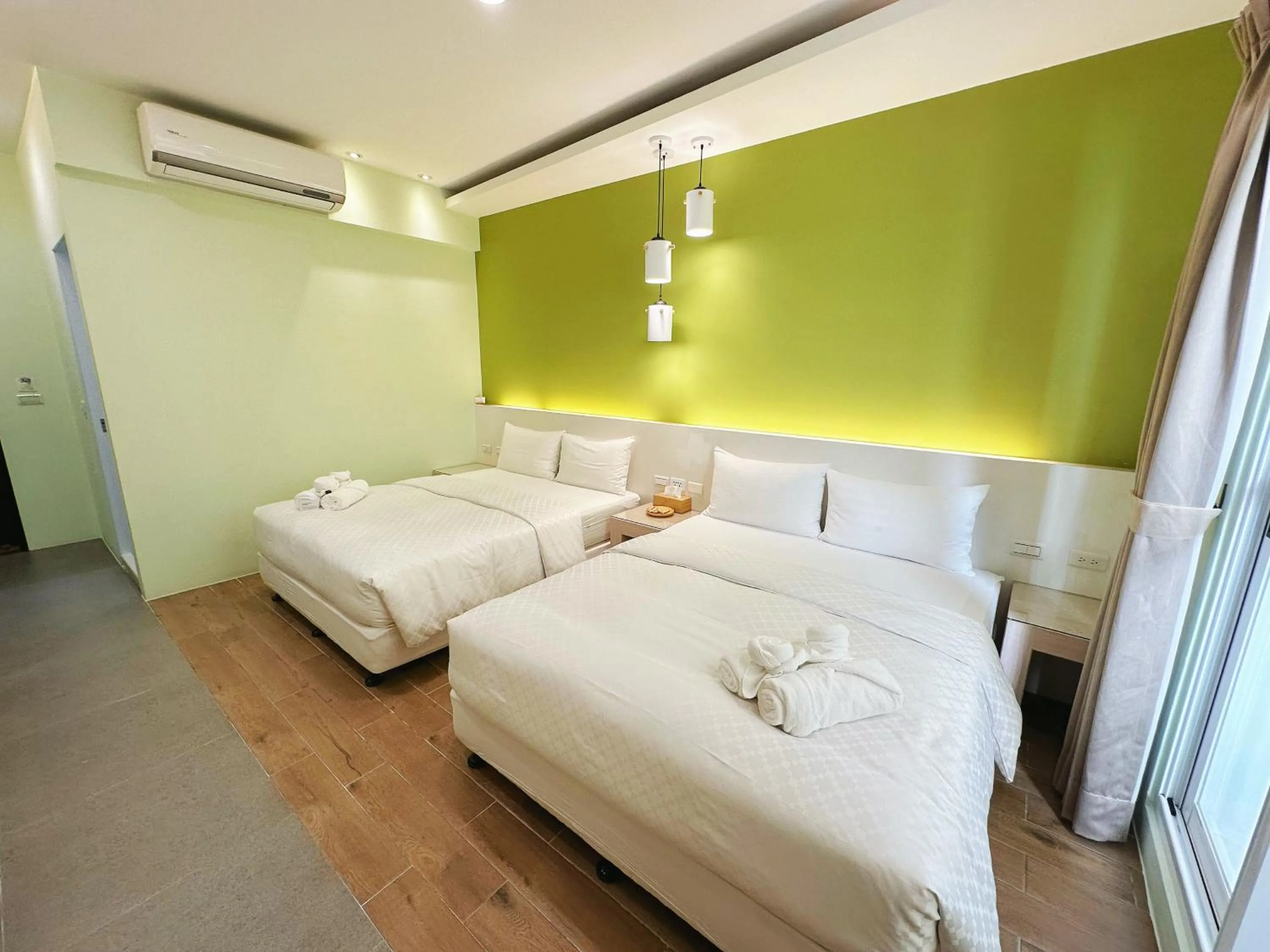 Bed in Bai Sha Tan Cottage