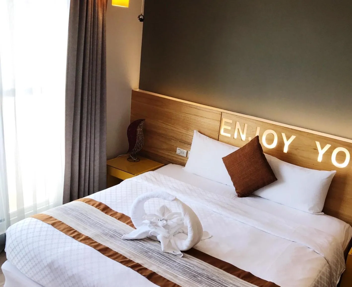 Bed in Bai Sha Tan Cottage