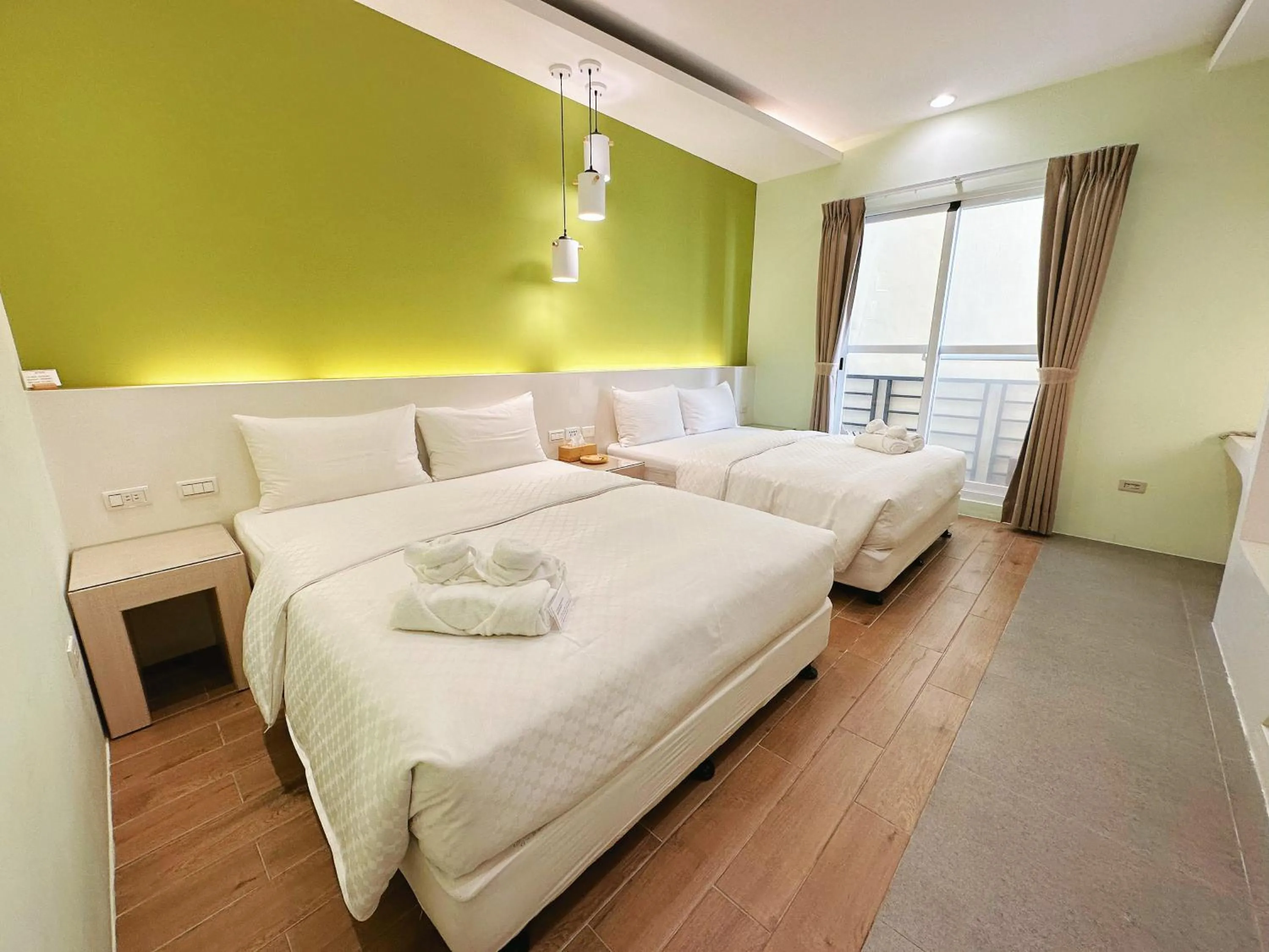 Bed in Bai Sha Tan Cottage