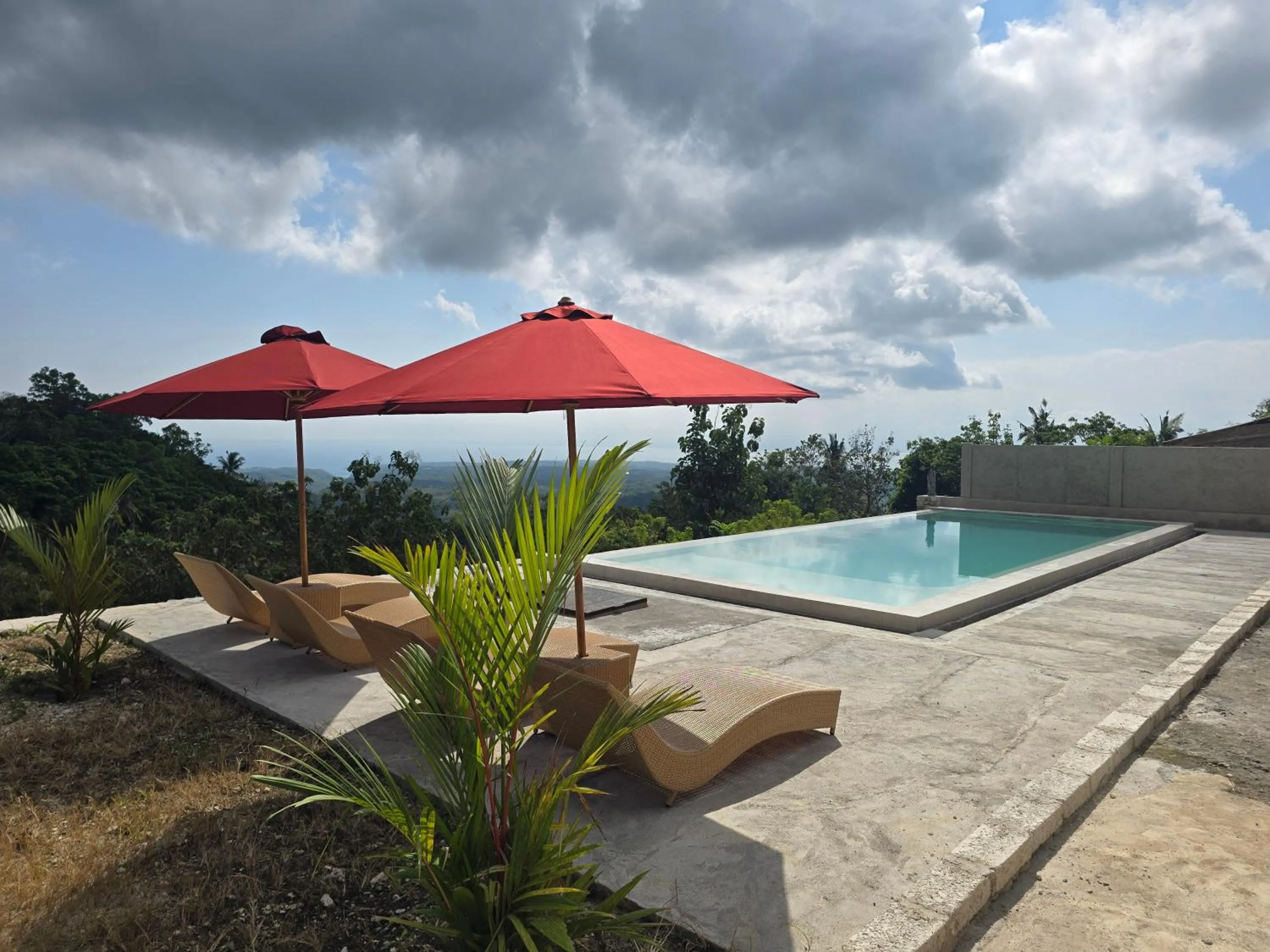 Garden view in Dudu Cottage Nusa Penida