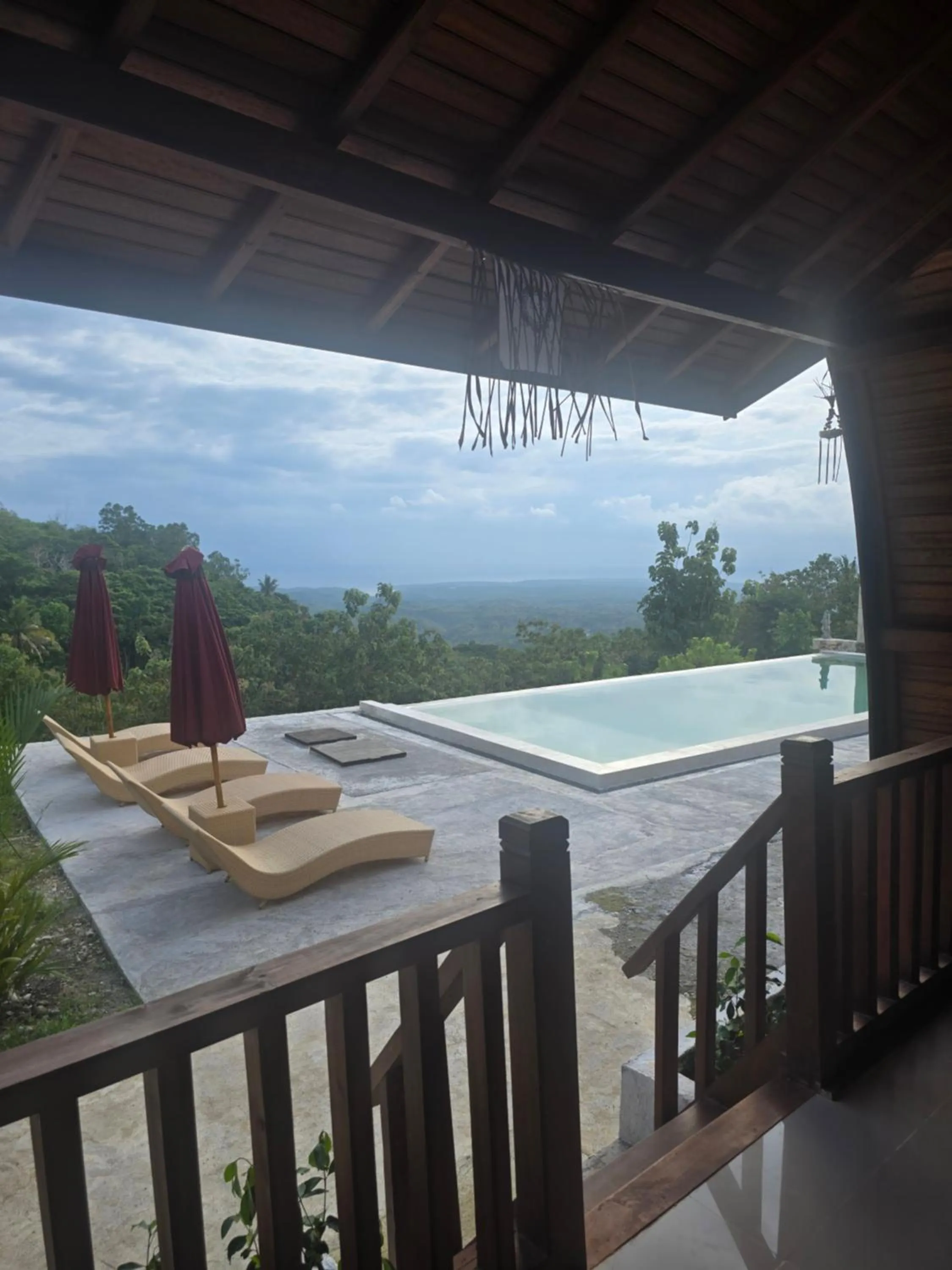 Balcony/Terrace in Dudu Cottage Nusa Penida