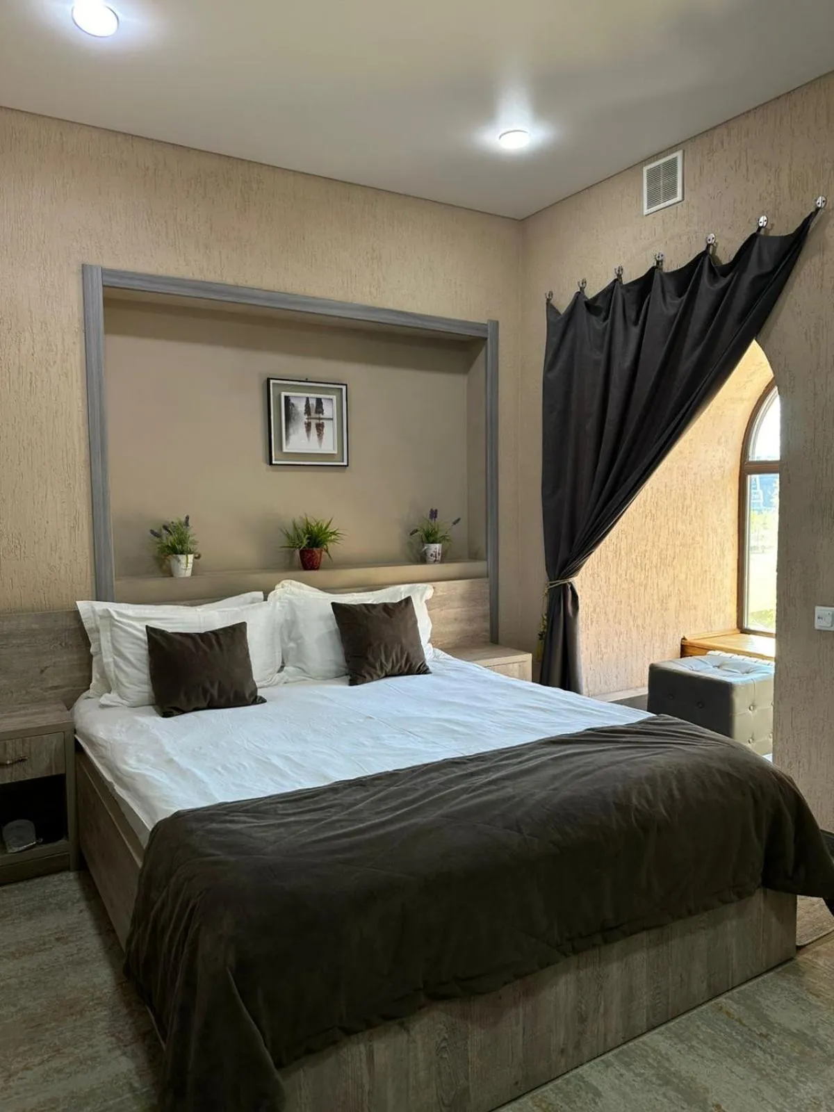 Bed in Deluxe SPA-Hotel