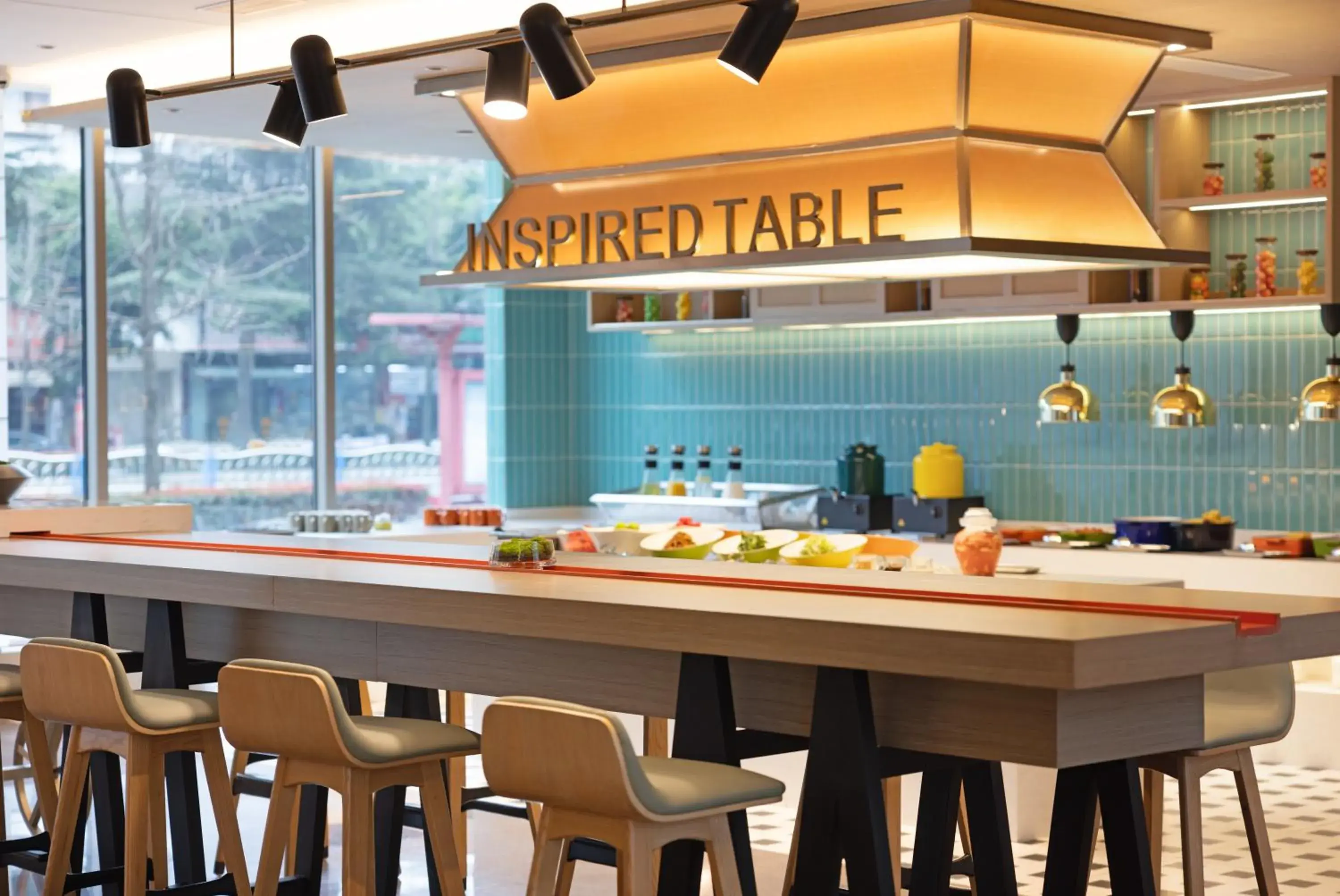 Restaurant/places to eat in Home2 Suite by Meishan Dongpo Restaurant/places to eat in Home2 Suite by Meishan Dongpo