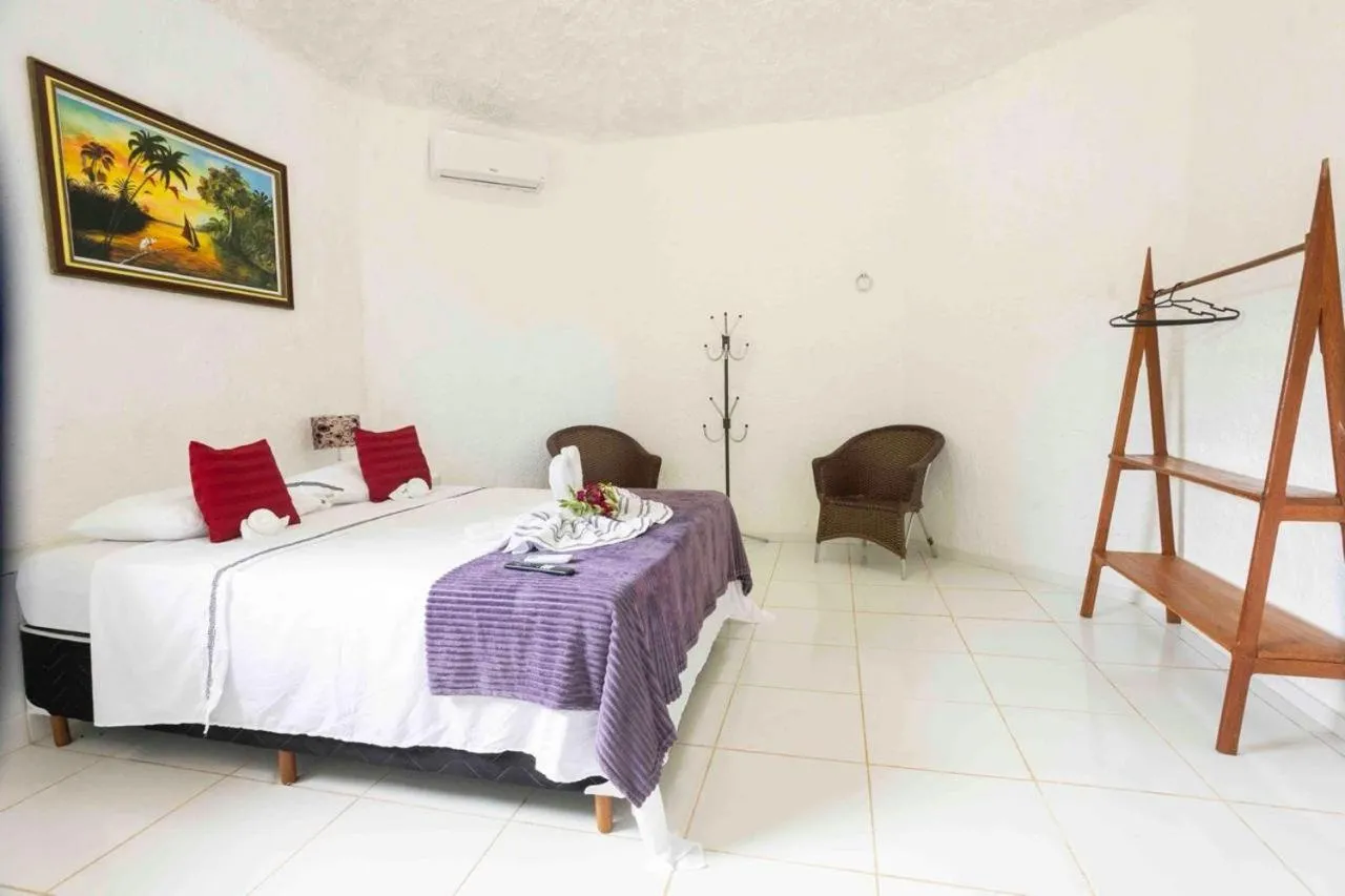 Bed in Pousada Marajoara- Hotel Fazenda-Turismo de Aventura