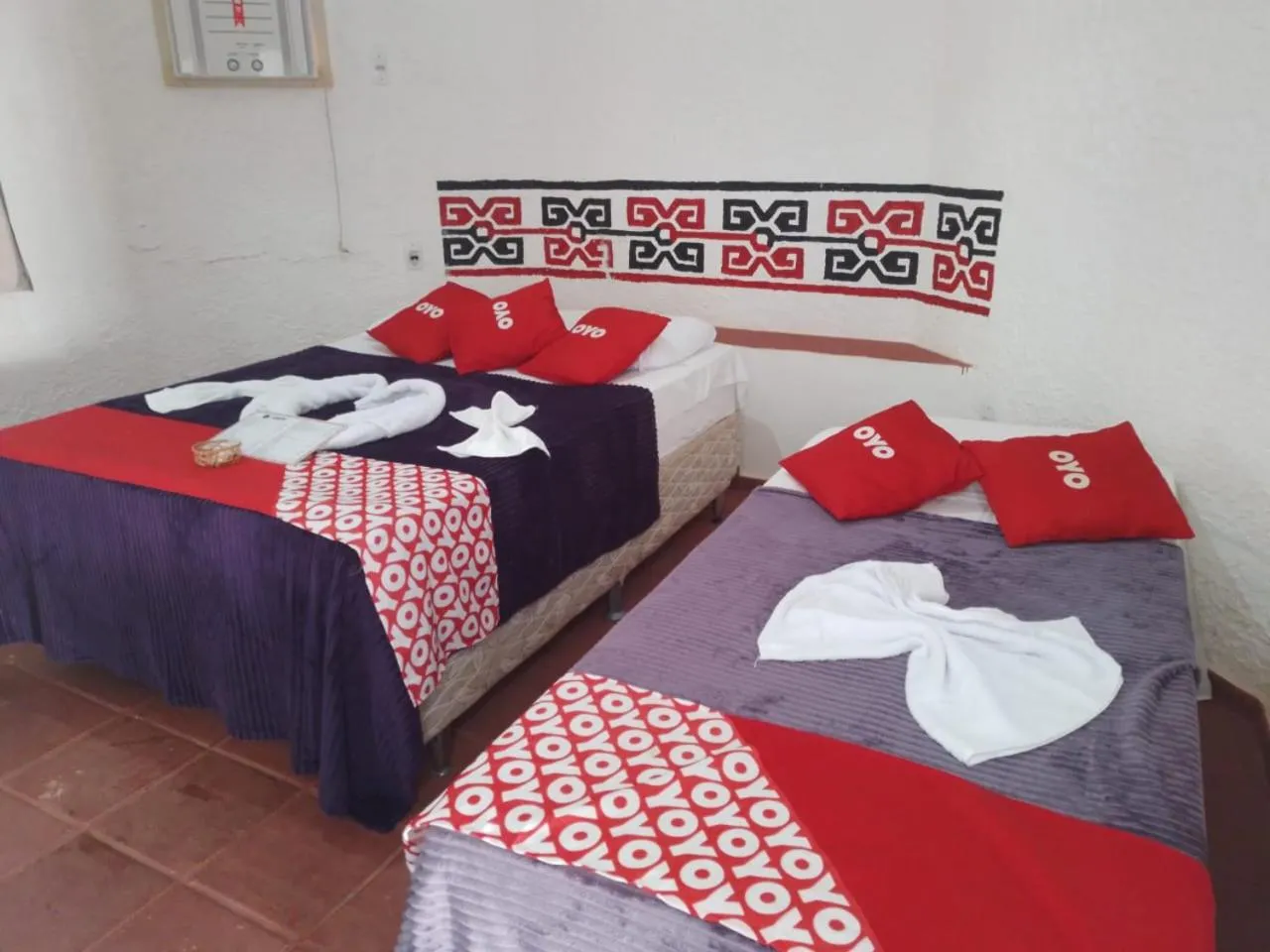 Bed in Pousada Marajoara- Hotel Fazenda-Turismo de Aventura