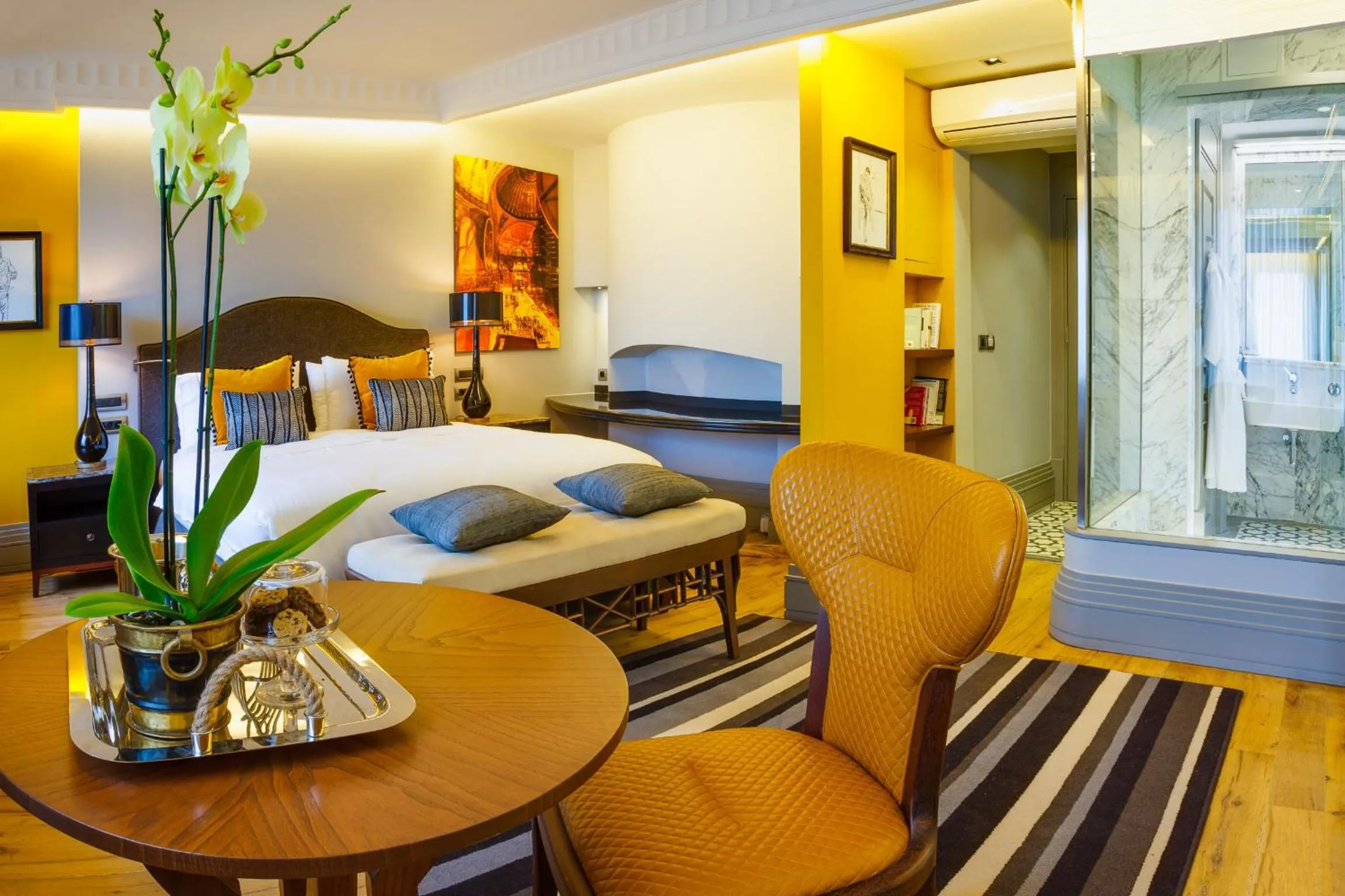 Bathroom, Bed in Ravouna 1906 Bosphorus Istanbul