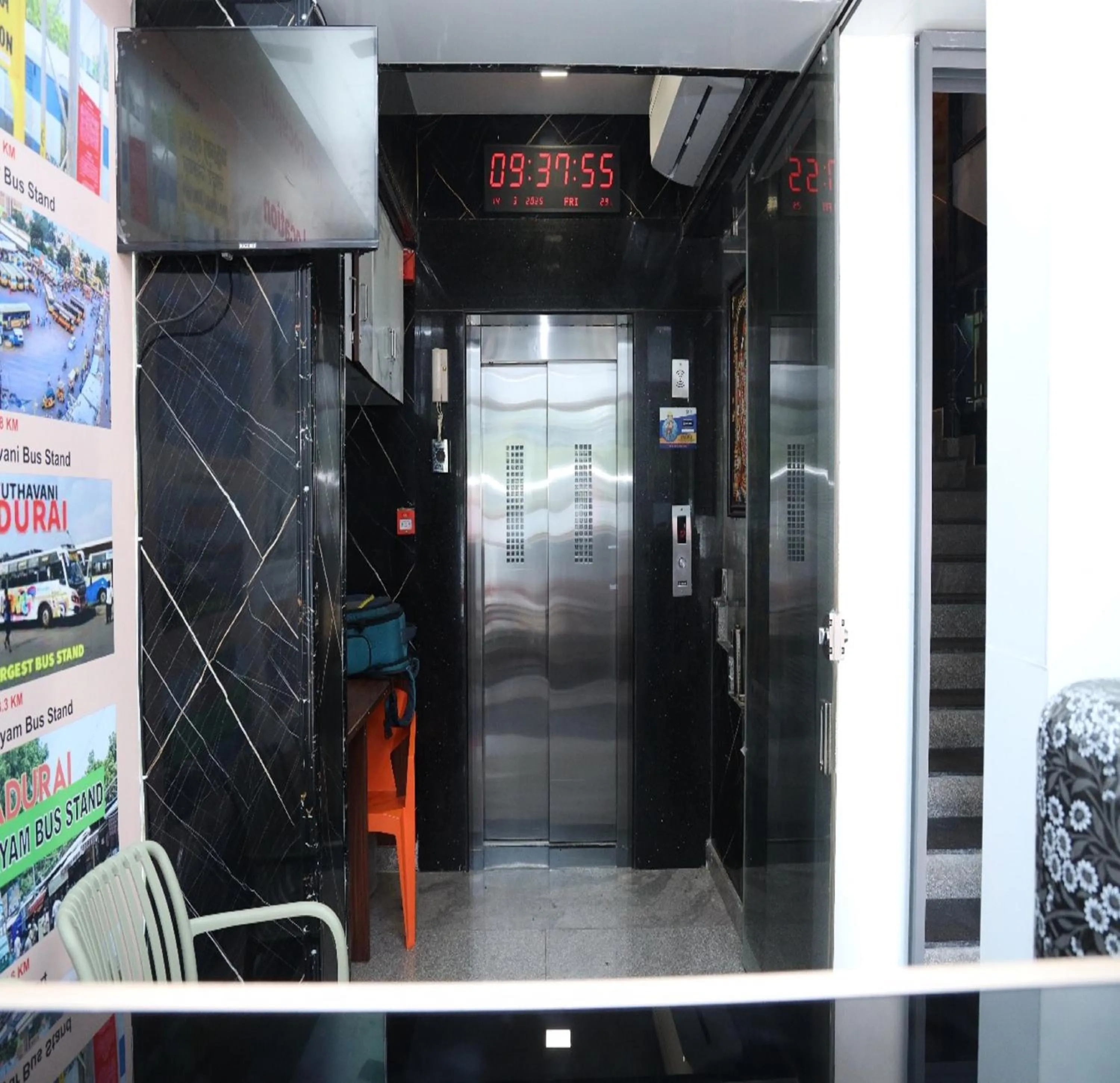 elevator in Manopriya Residency by Azalea