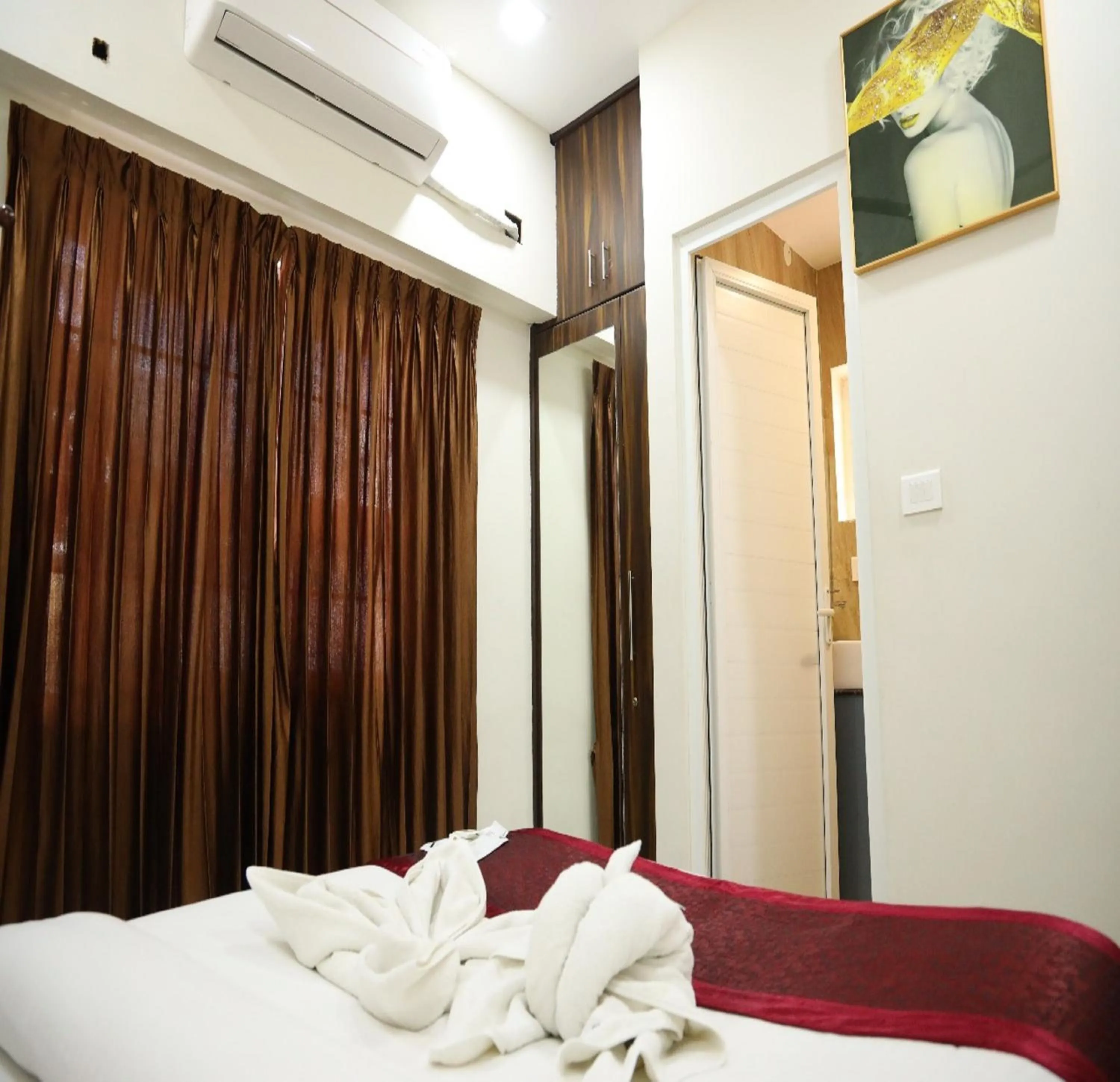 Bedroom, Bed in Manopriya Residency by Azalea