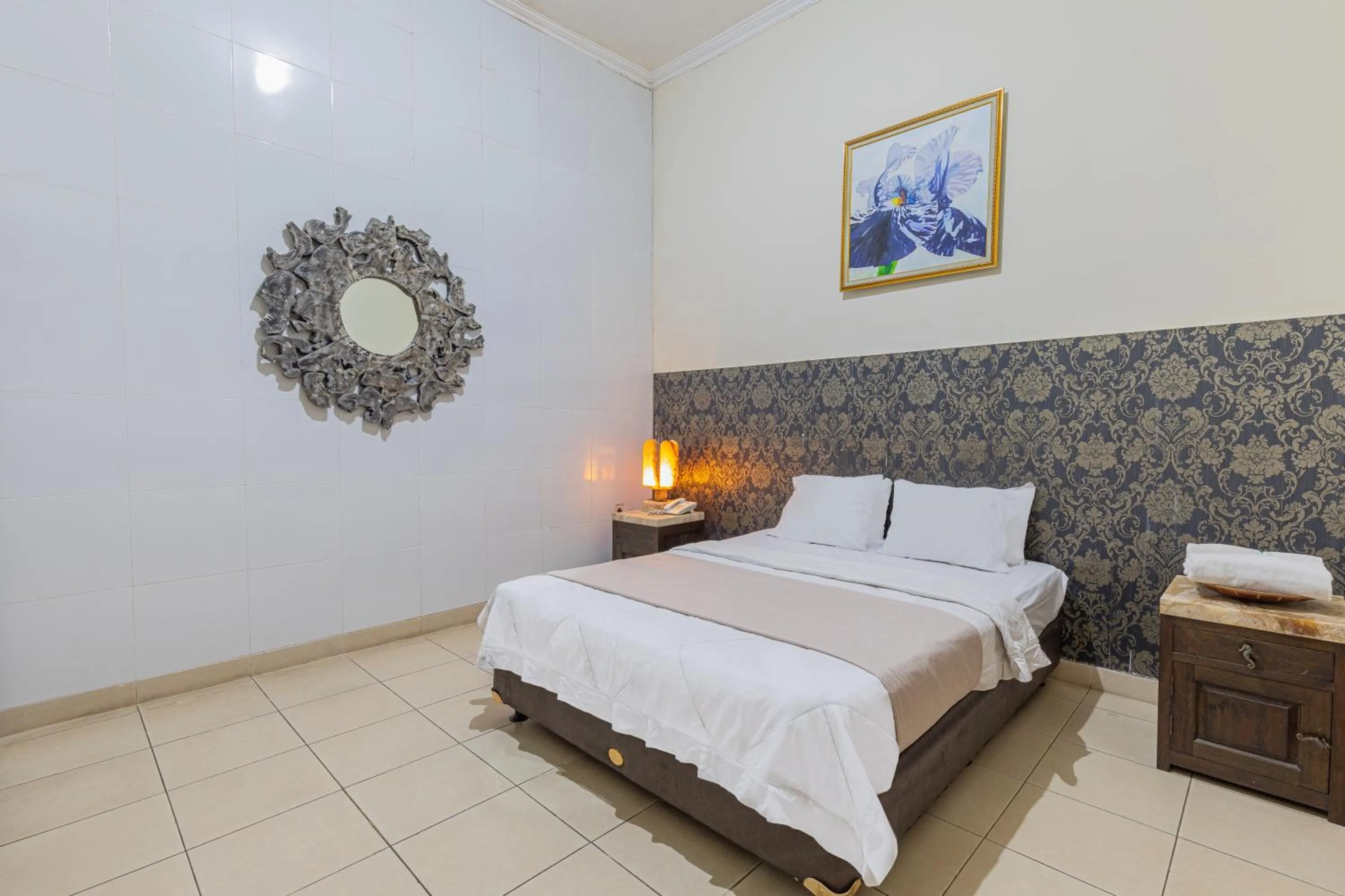 Bed in Pondok Gajah Hotel