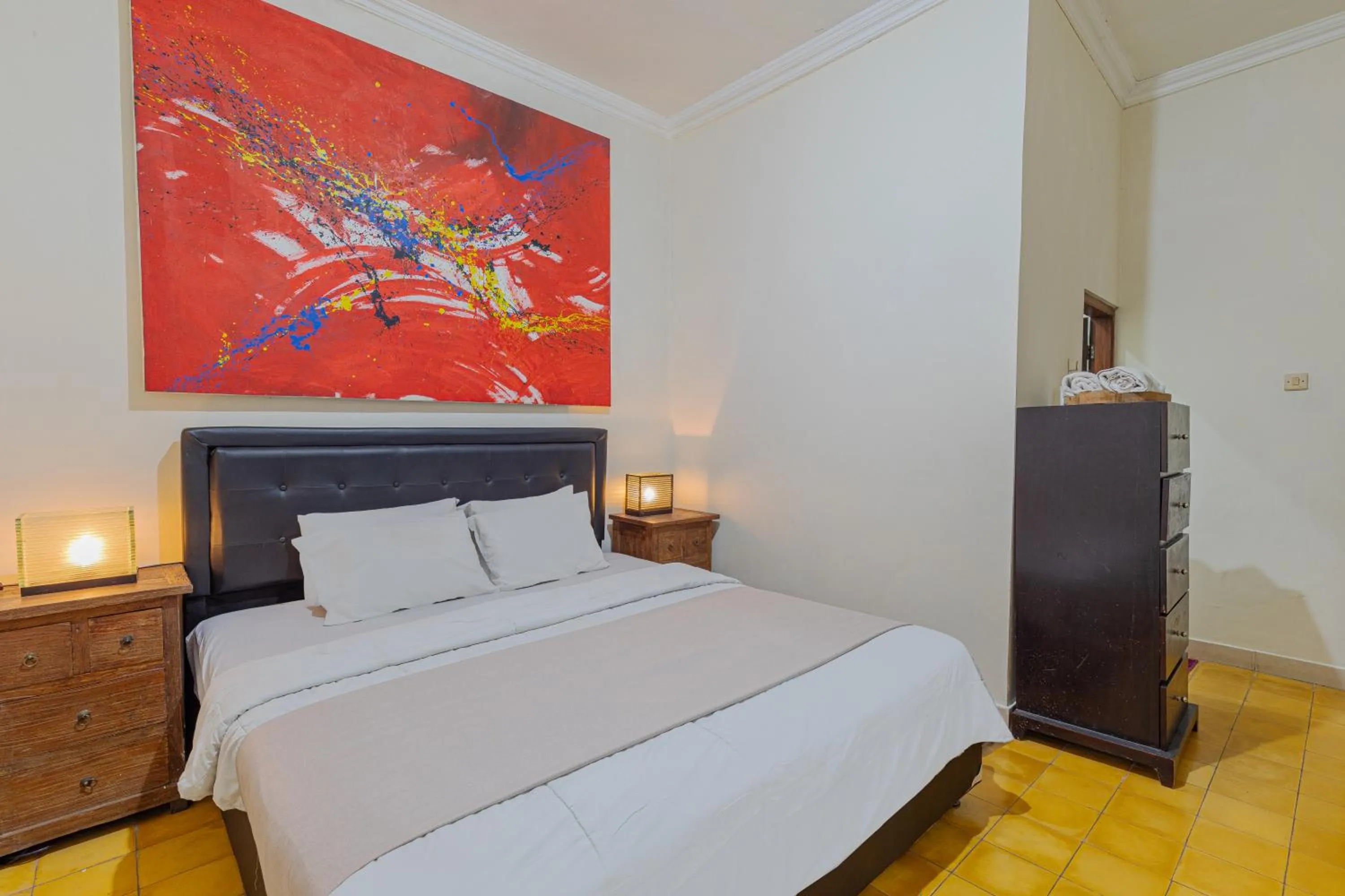 Bed in Pondok Gajah Hotel