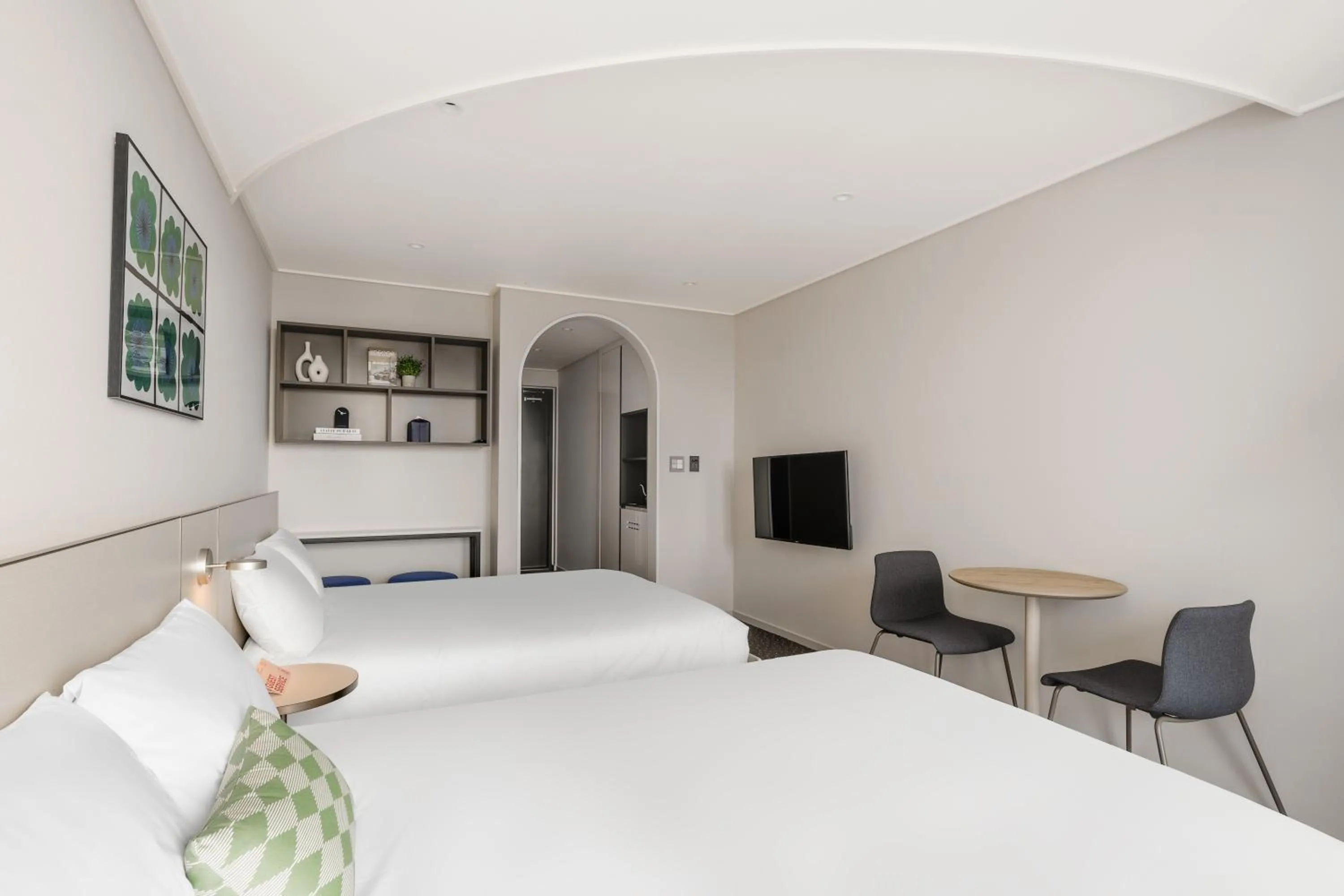 Bed in Urbanstay Naksan Beach