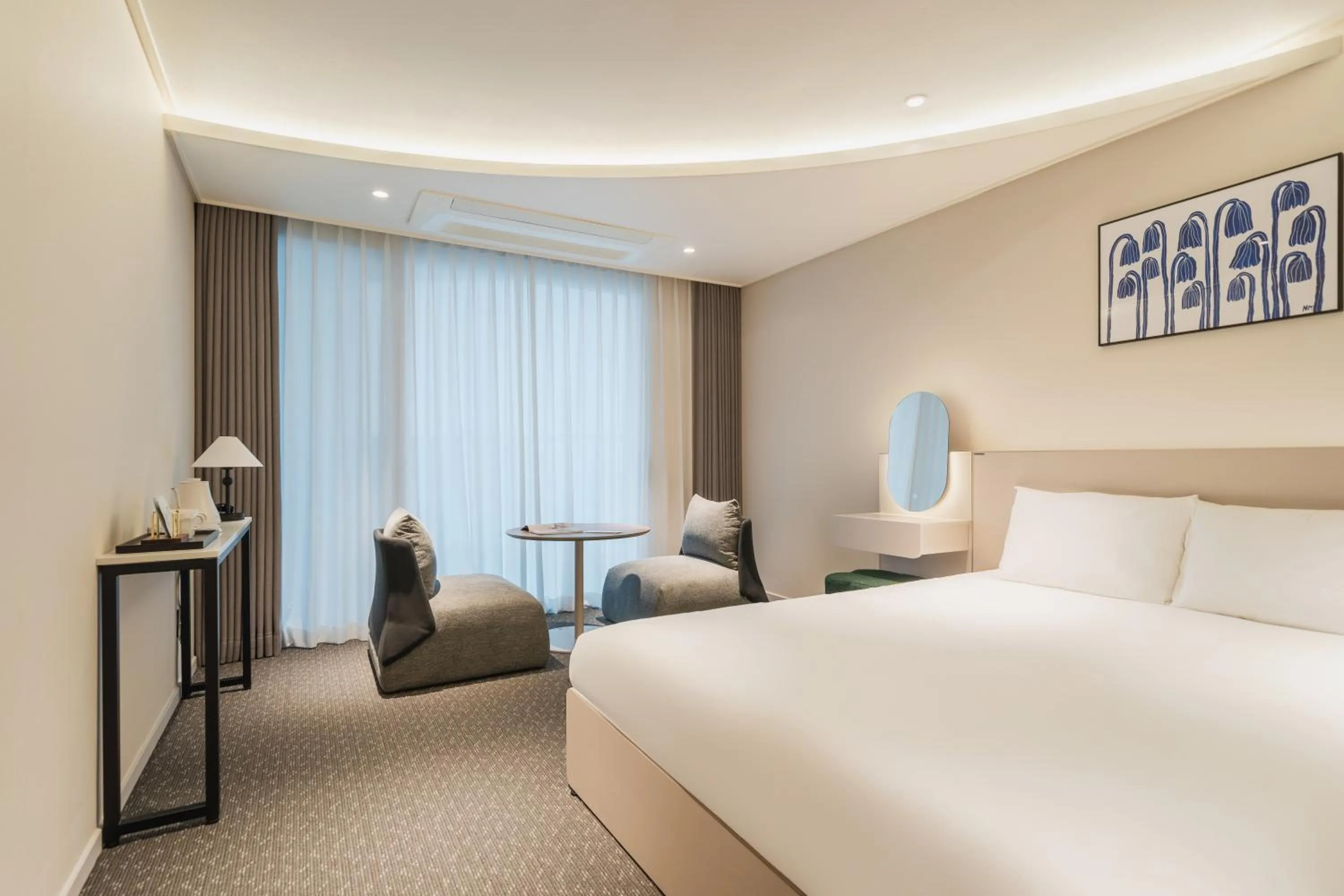 Bed in Urbanstay Naksan Beach