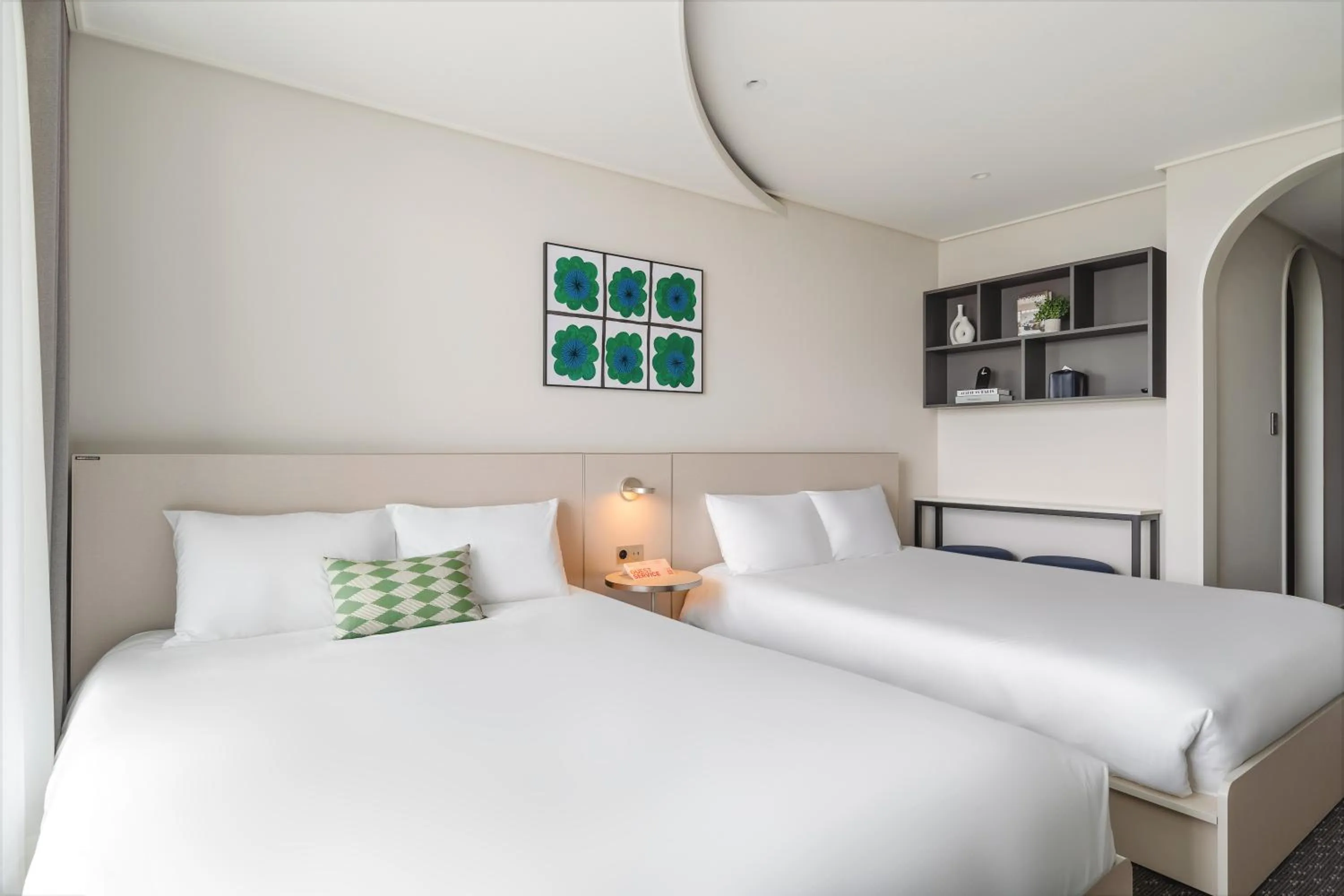 Bed in Urbanstay Naksan Beach