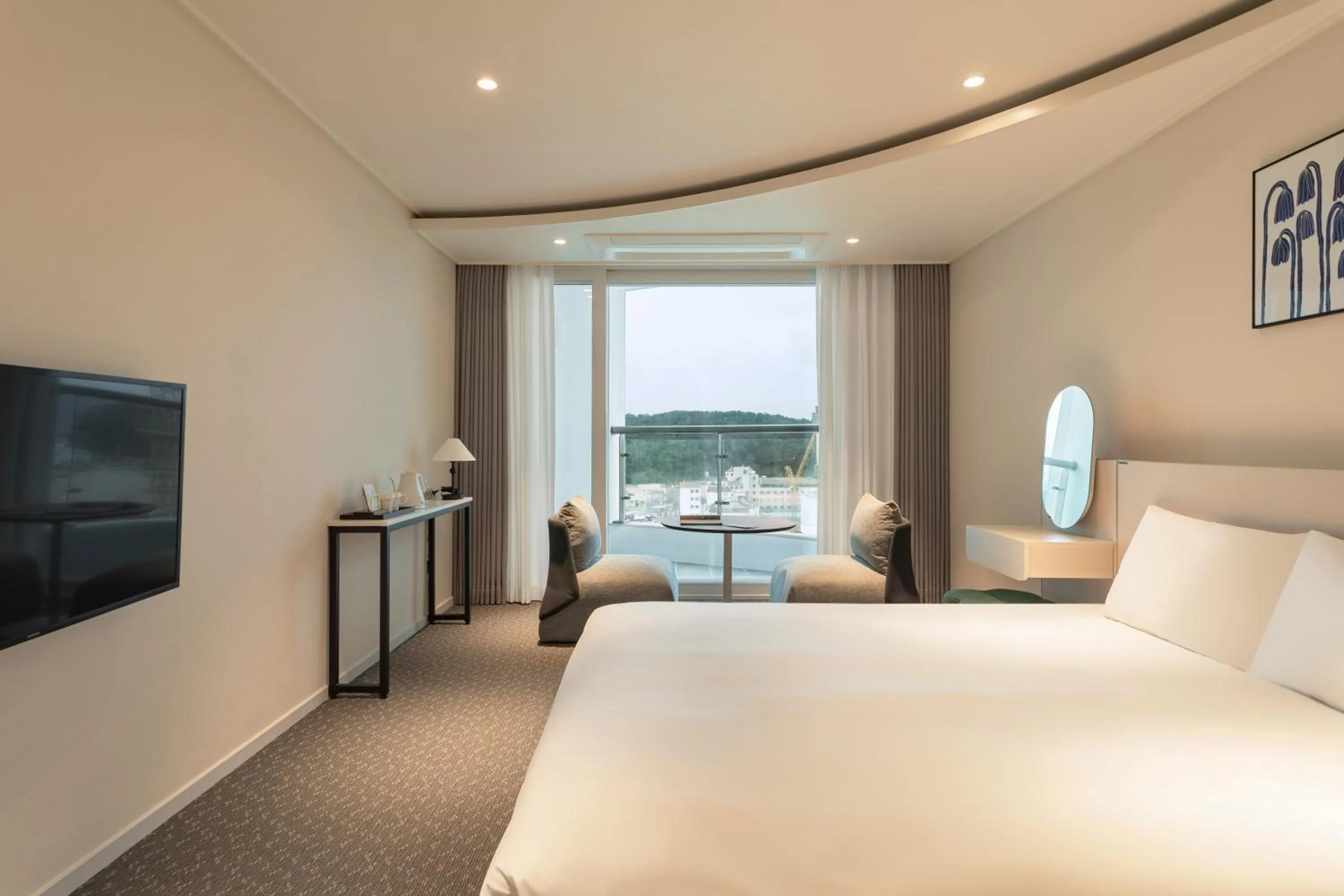 Bed in Urbanstay Naksan Beach