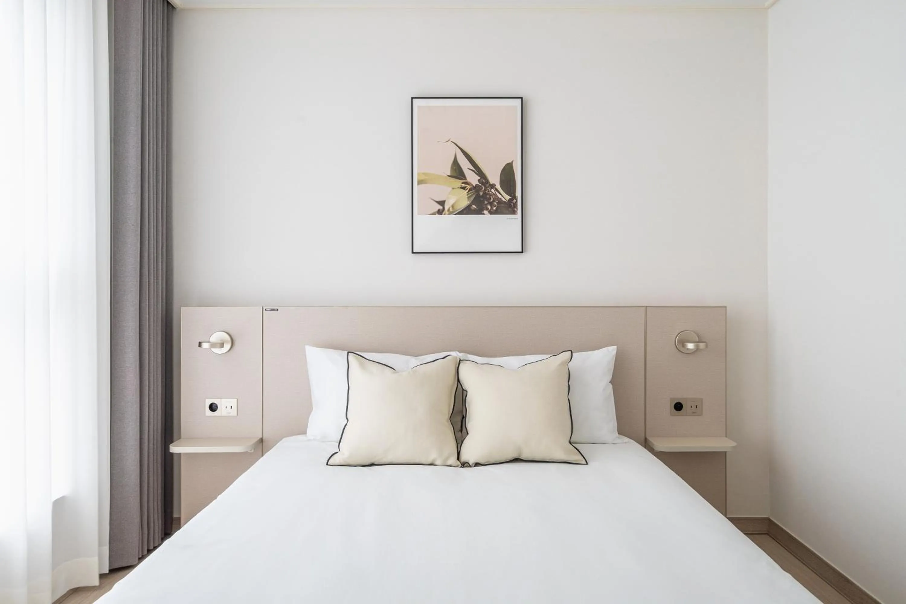 Bed in Urbanstay Naksan Beach