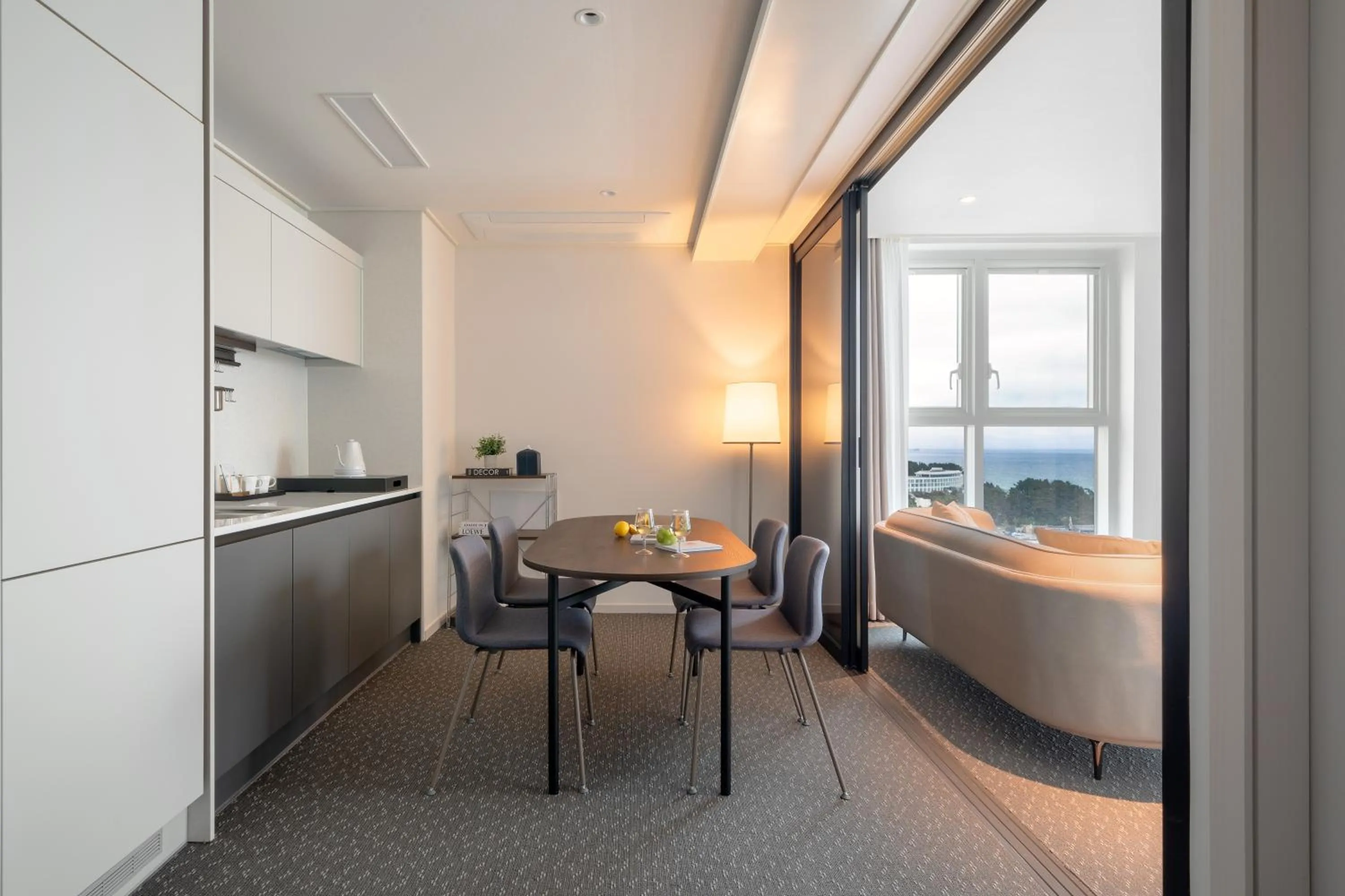 Kitchen or kitchenette, Bed in Urbanstay Naksan Beach