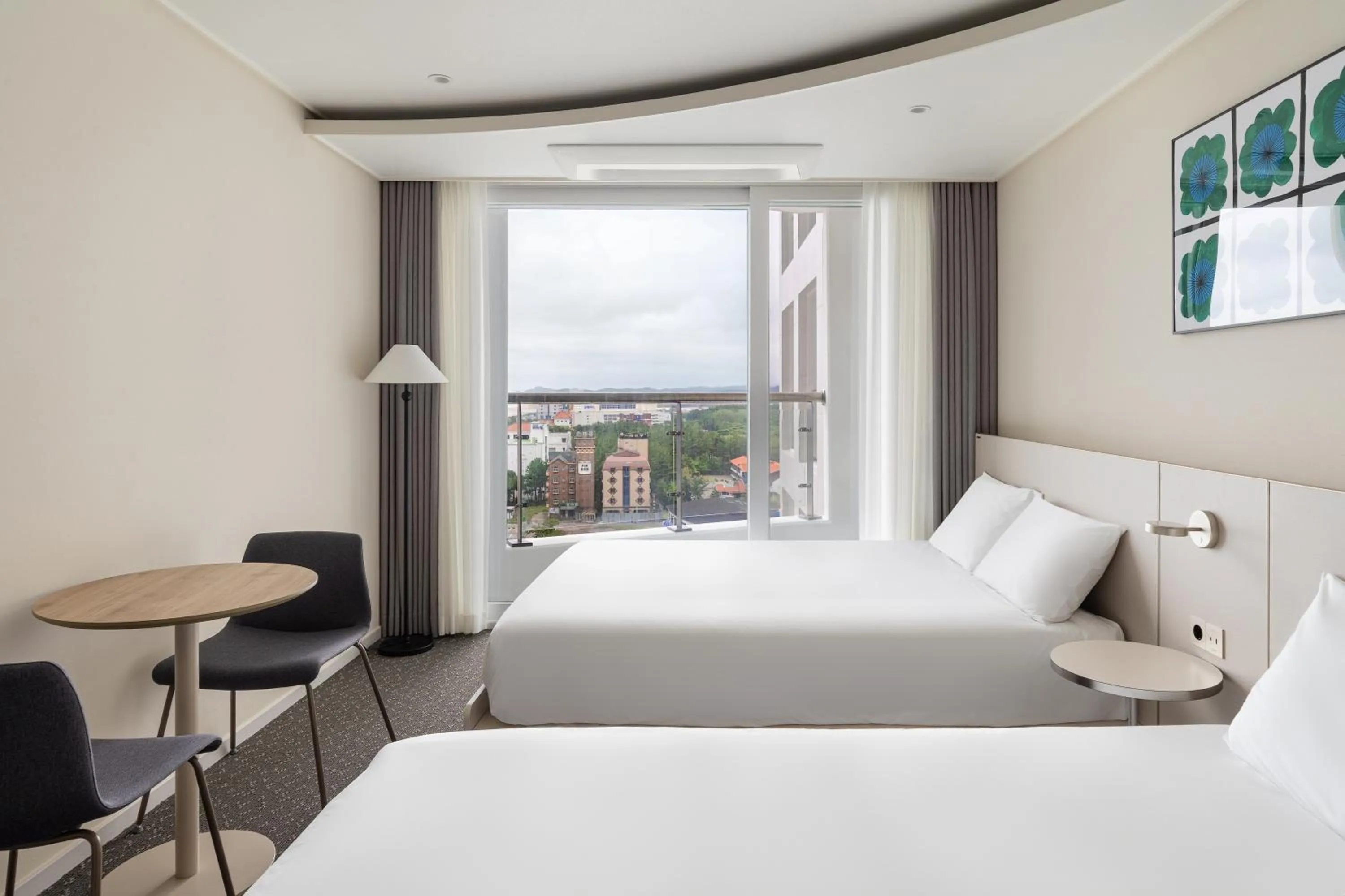 Bed in Urbanstay Naksan Beach