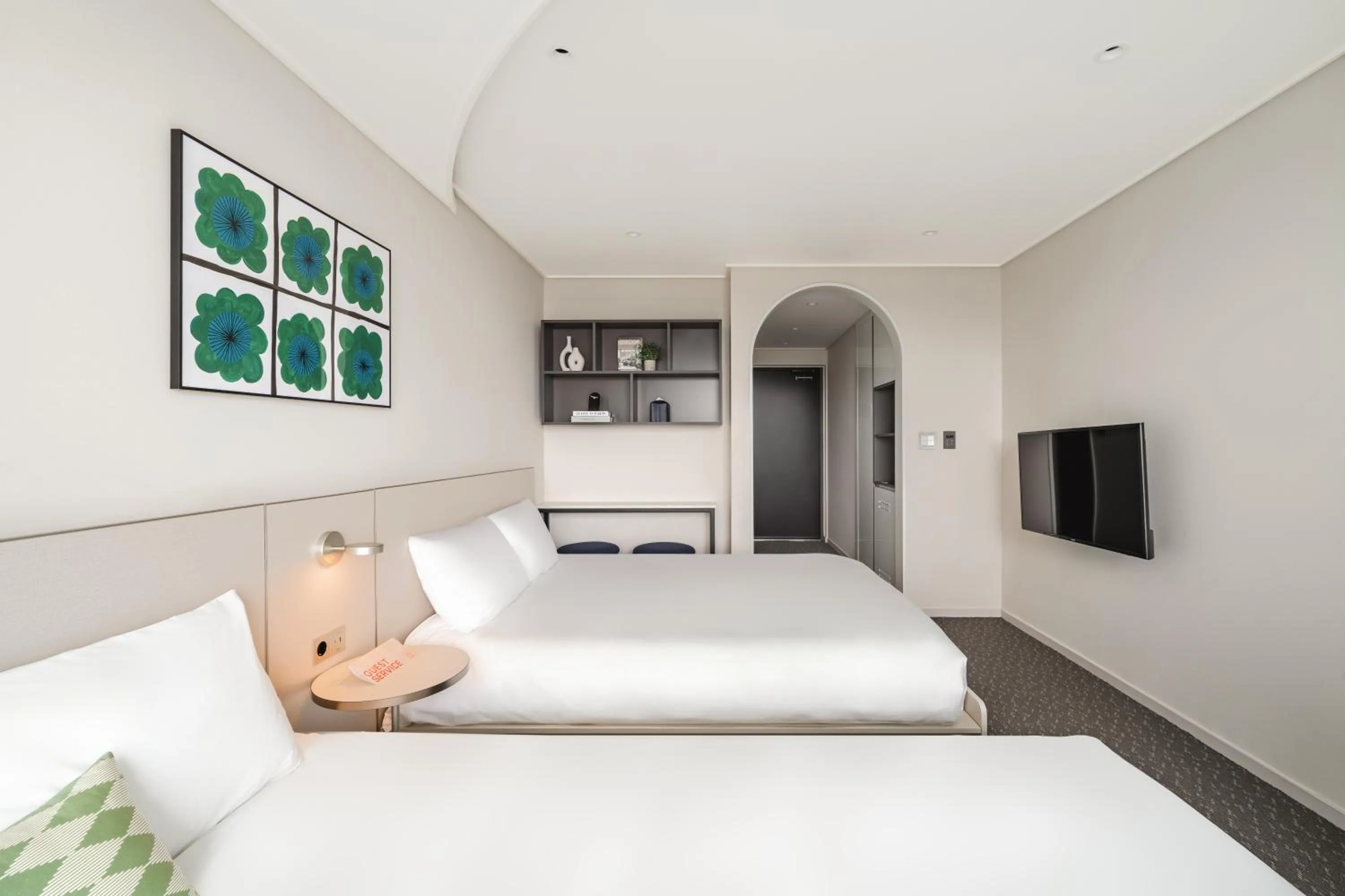 Bed in Urbanstay Naksan Beach