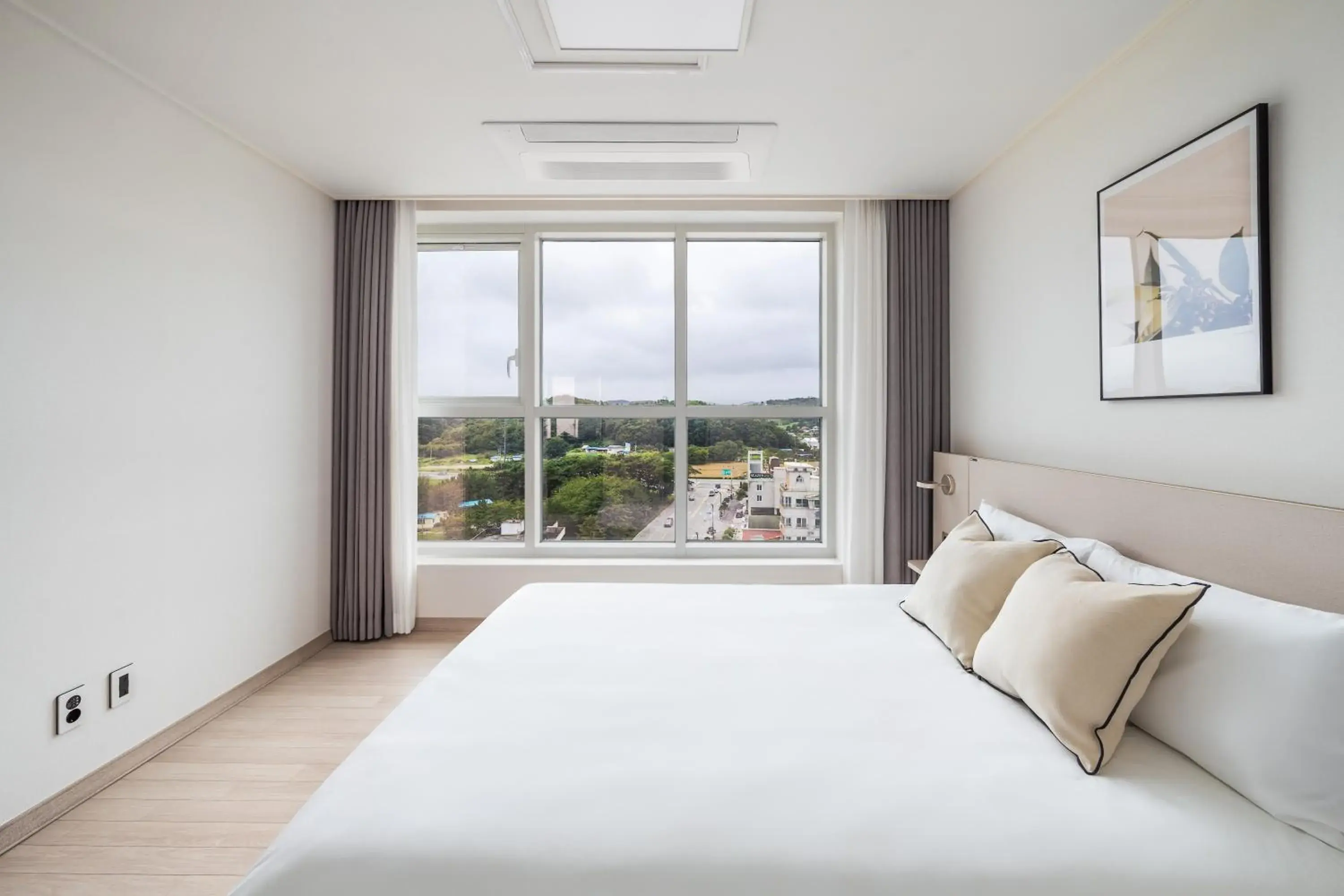 Bed in Urbanstay Naksan Beach Bed in Urbanstay Naksan Beach