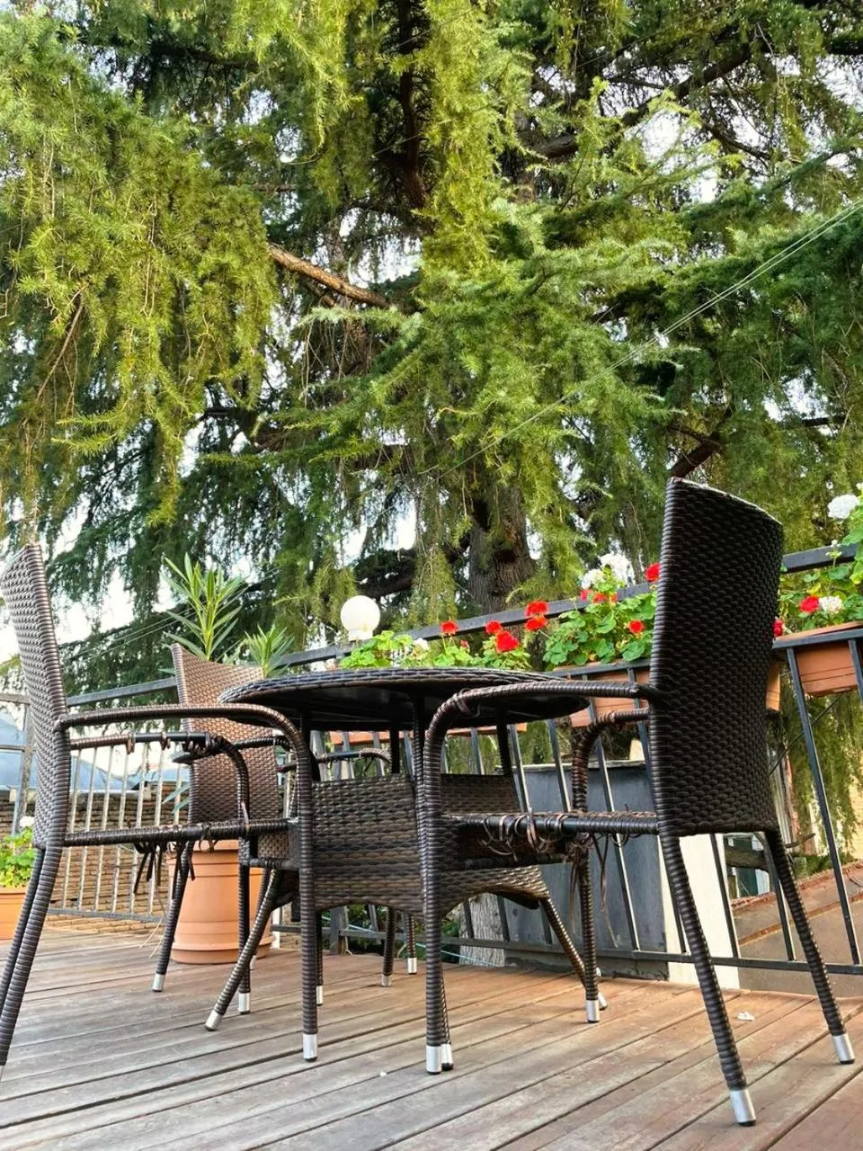 Balcony/Terrace in Georgian Guest House on Asatiani