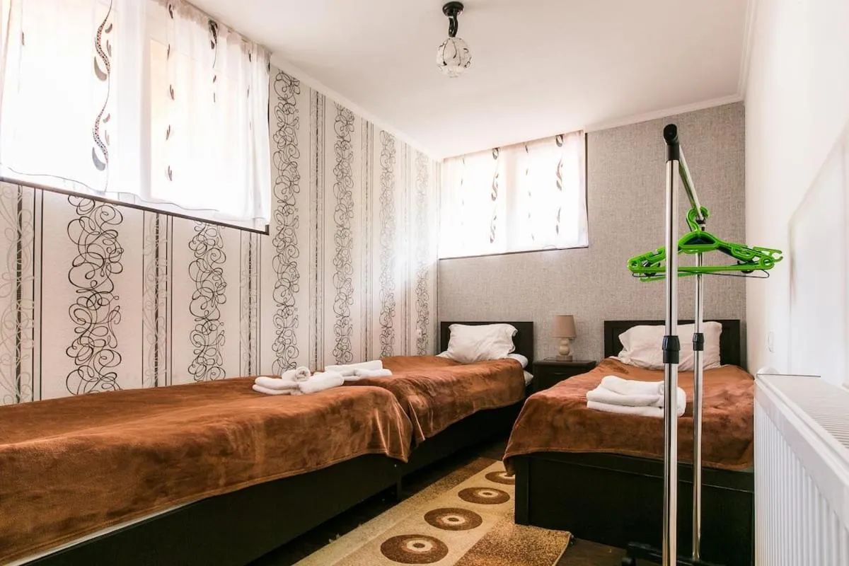 Bed in Georgian Guest House on Asatiani