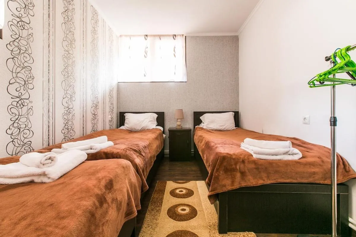 Bed in Georgian Guest House on Asatiani
