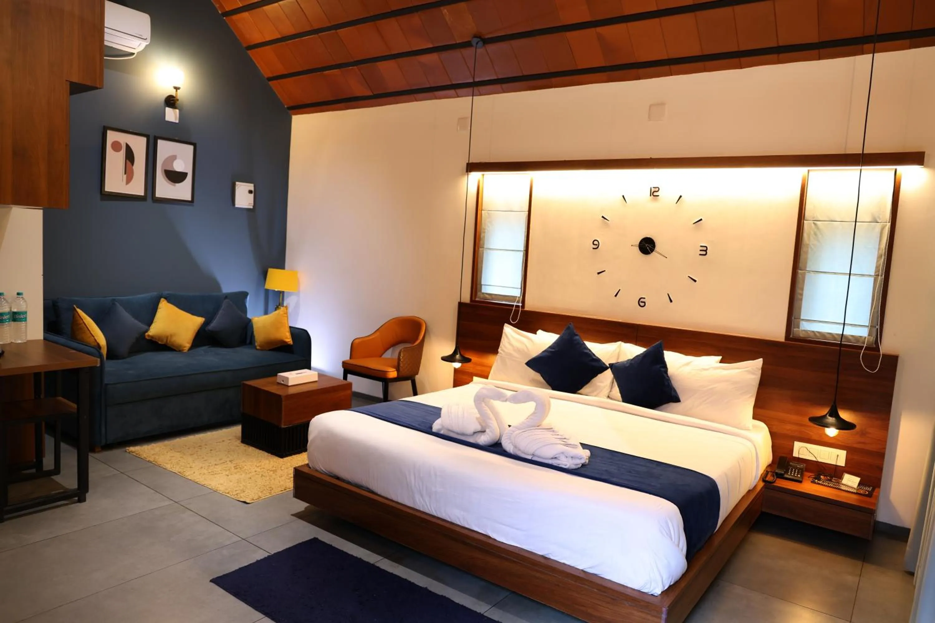 Bed in Bay View Suites, Vythiri, Wayanad