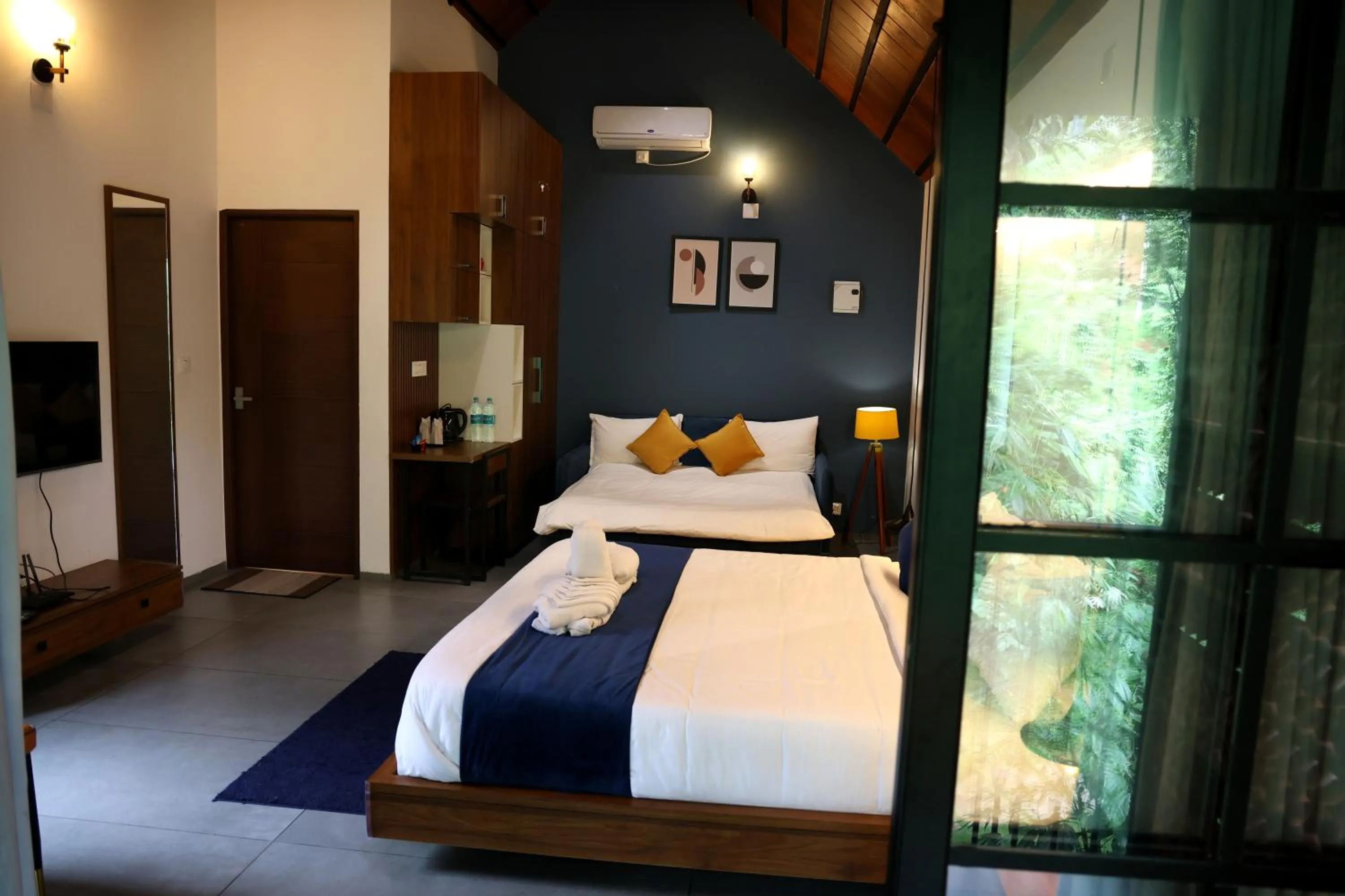 Bed in Bay View Suites, Vythiri, Wayanad