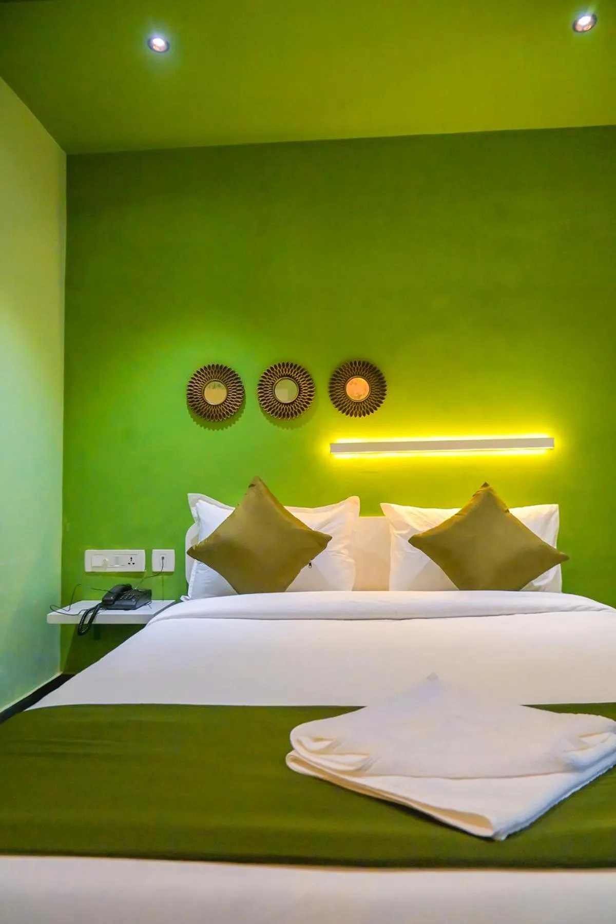 Bed in Bay View Suites, Vythiri, Wayanad