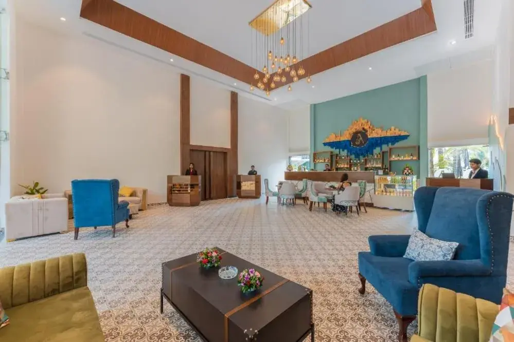 Lobby or reception in Foxoso La Beach Resort & Spa Lobby or reception in Foxoso La Beach Resort & Spa