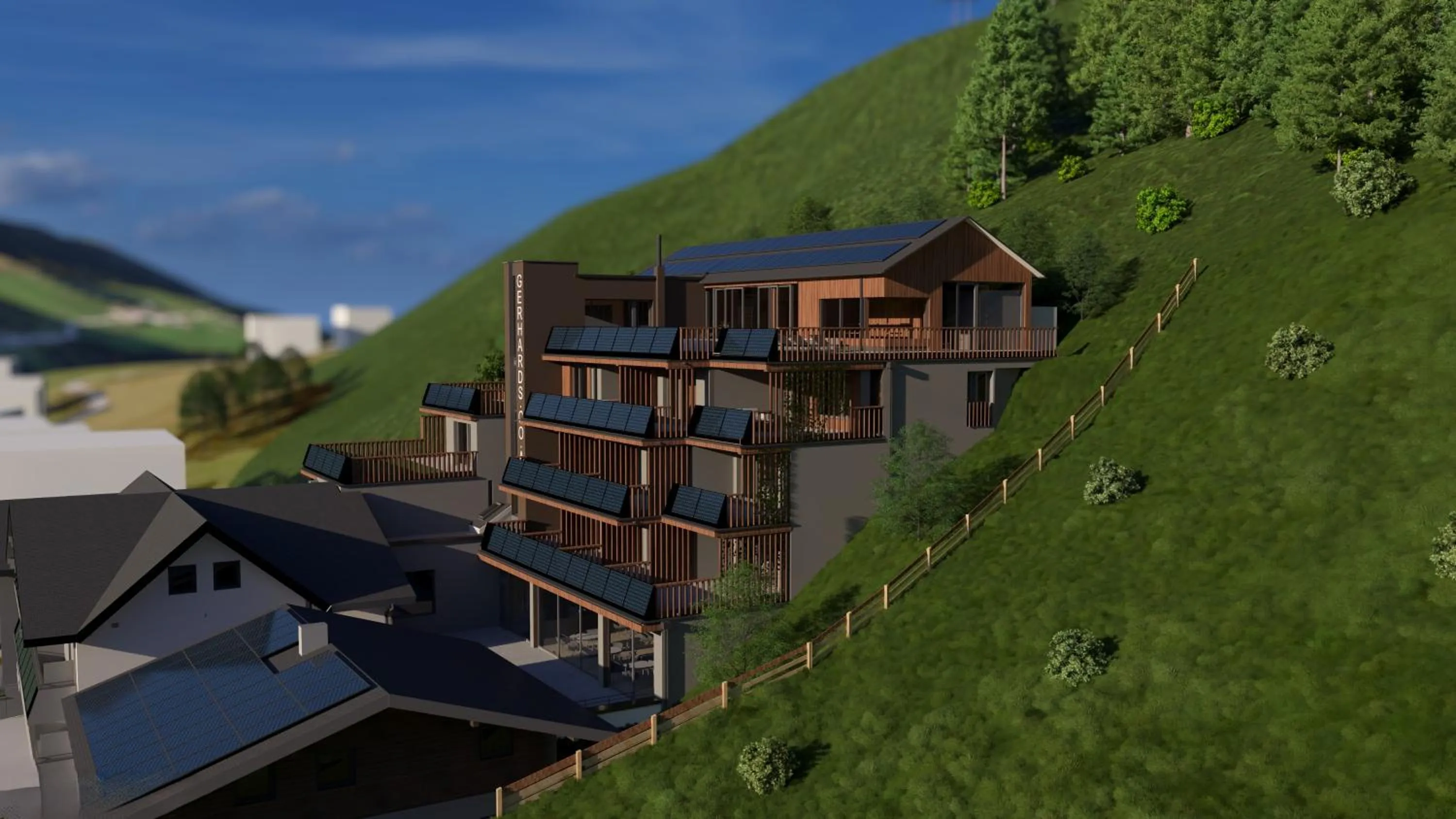 Property building in Goldhirsch Aparthotel