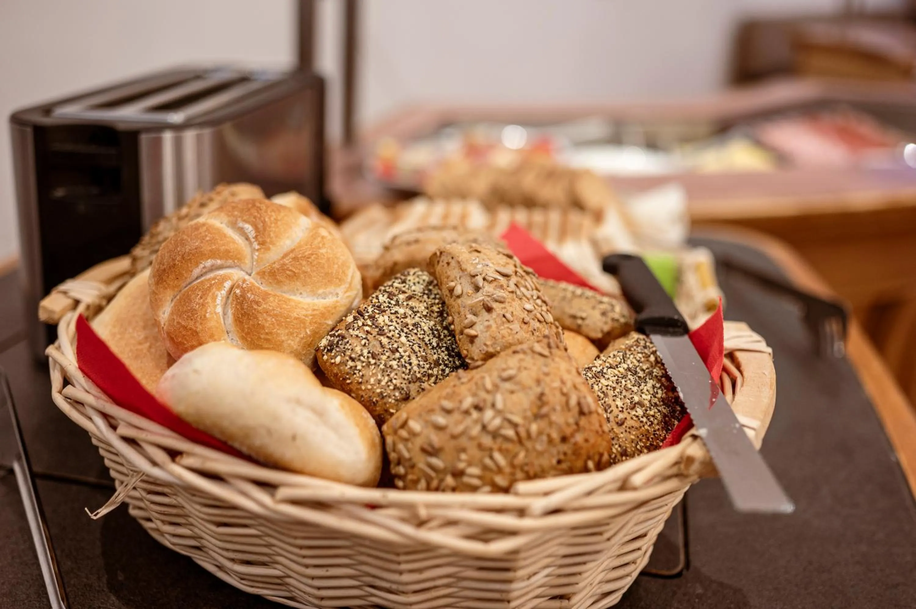 Buffet breakfast in Goldhirsch Aparthotel