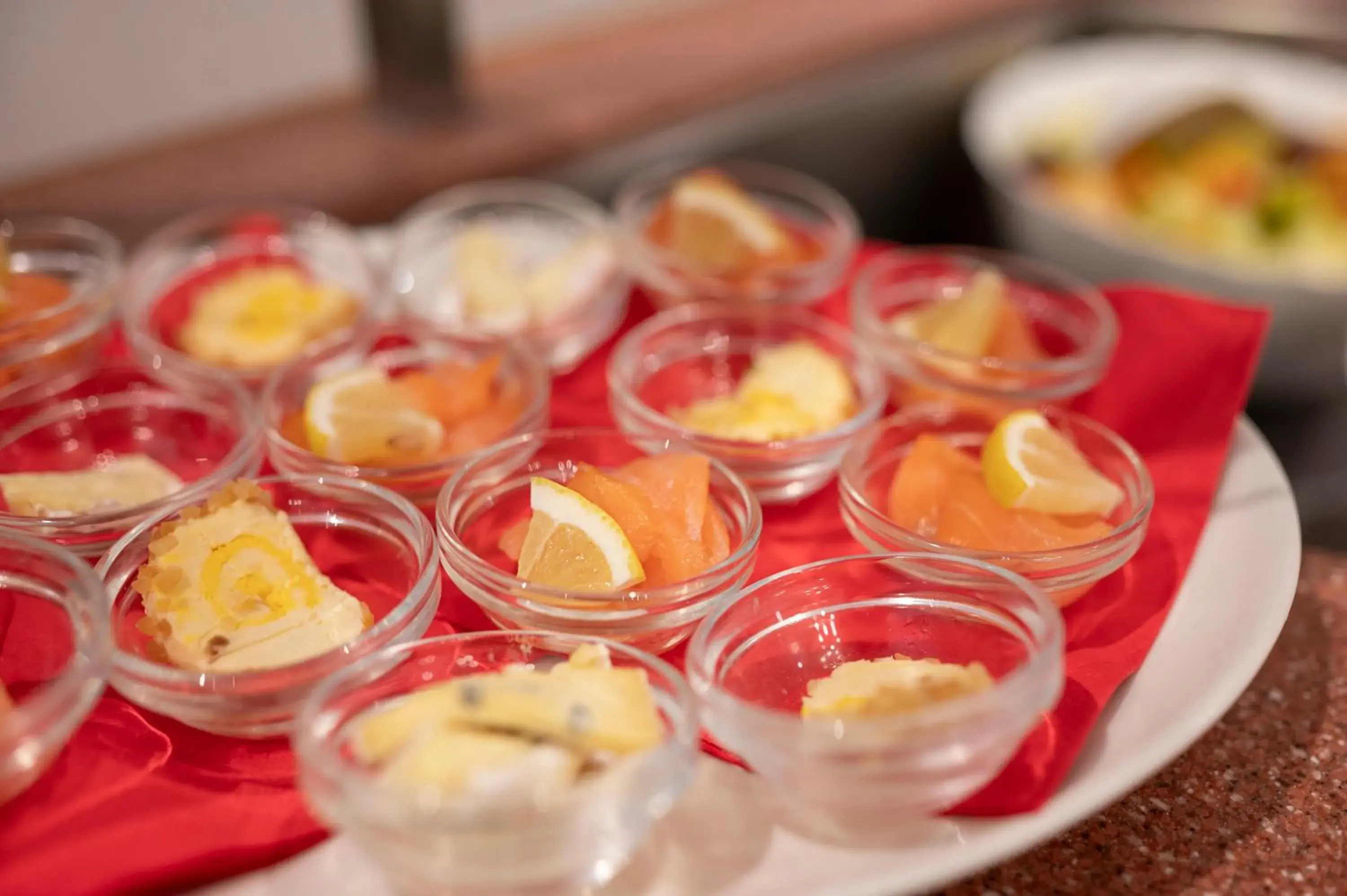 Buffet breakfast in Goldhirsch Aparthotel Buffet breakfast in Goldhirsch Aparthotel