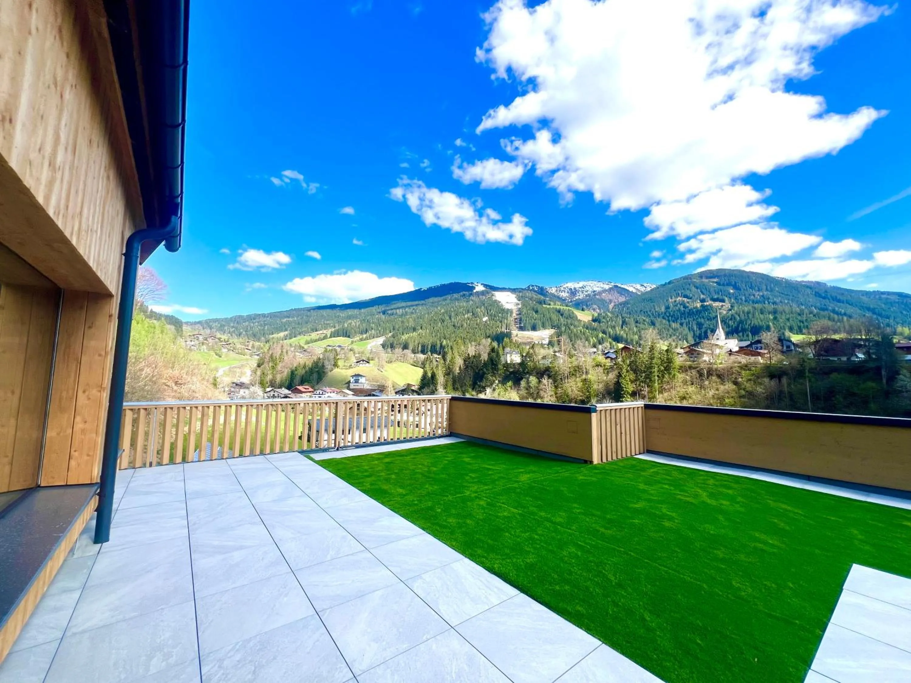 Balcony/Terrace in Goldhirsch Aparthotel