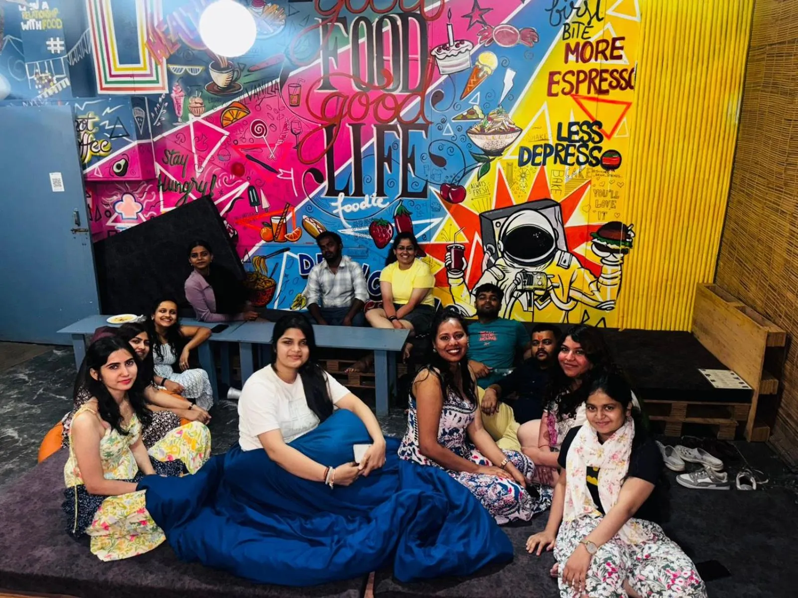 Seating area in Urban Loft Hostel