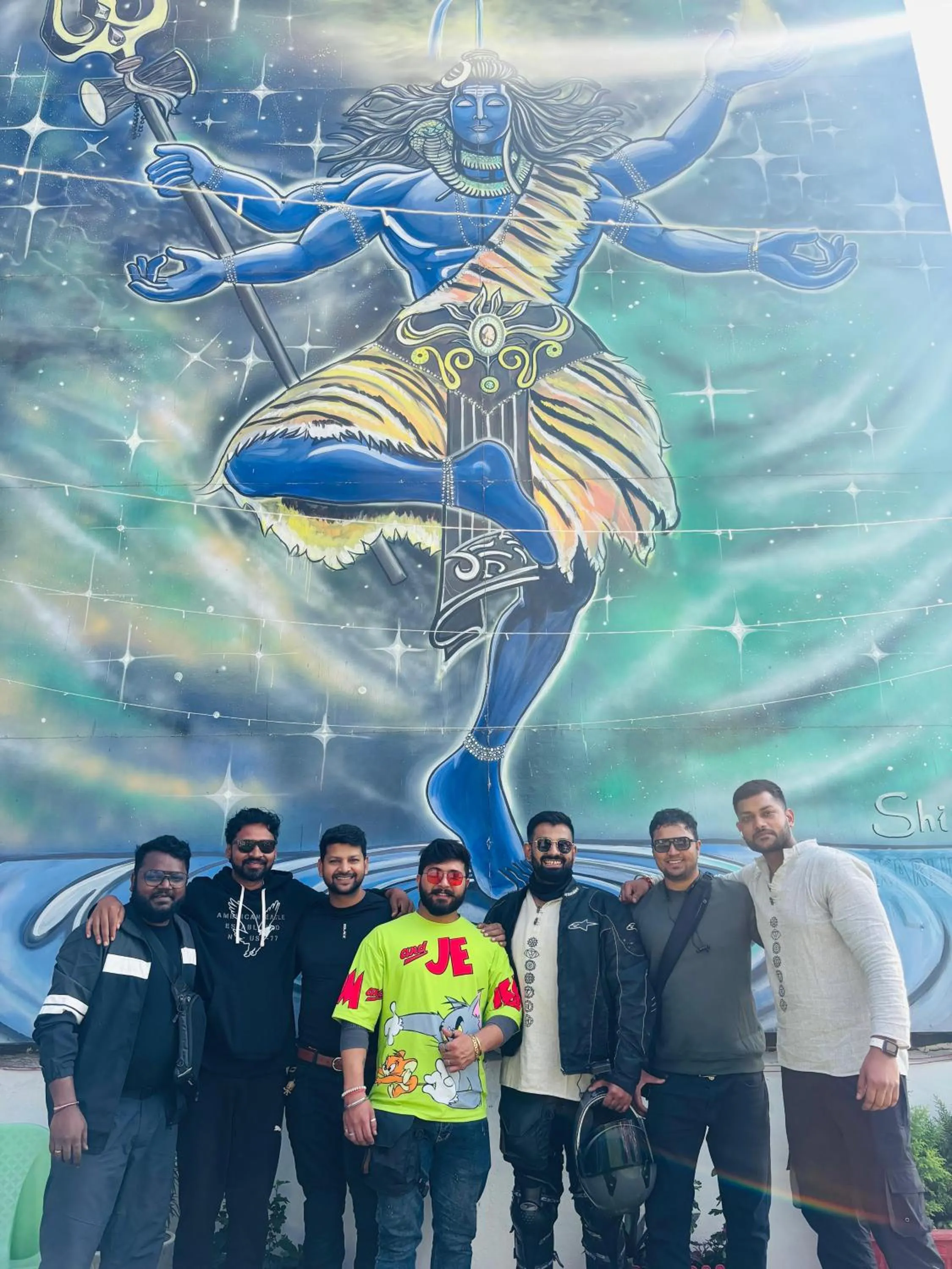 group of guests in Urban Loft Hostel