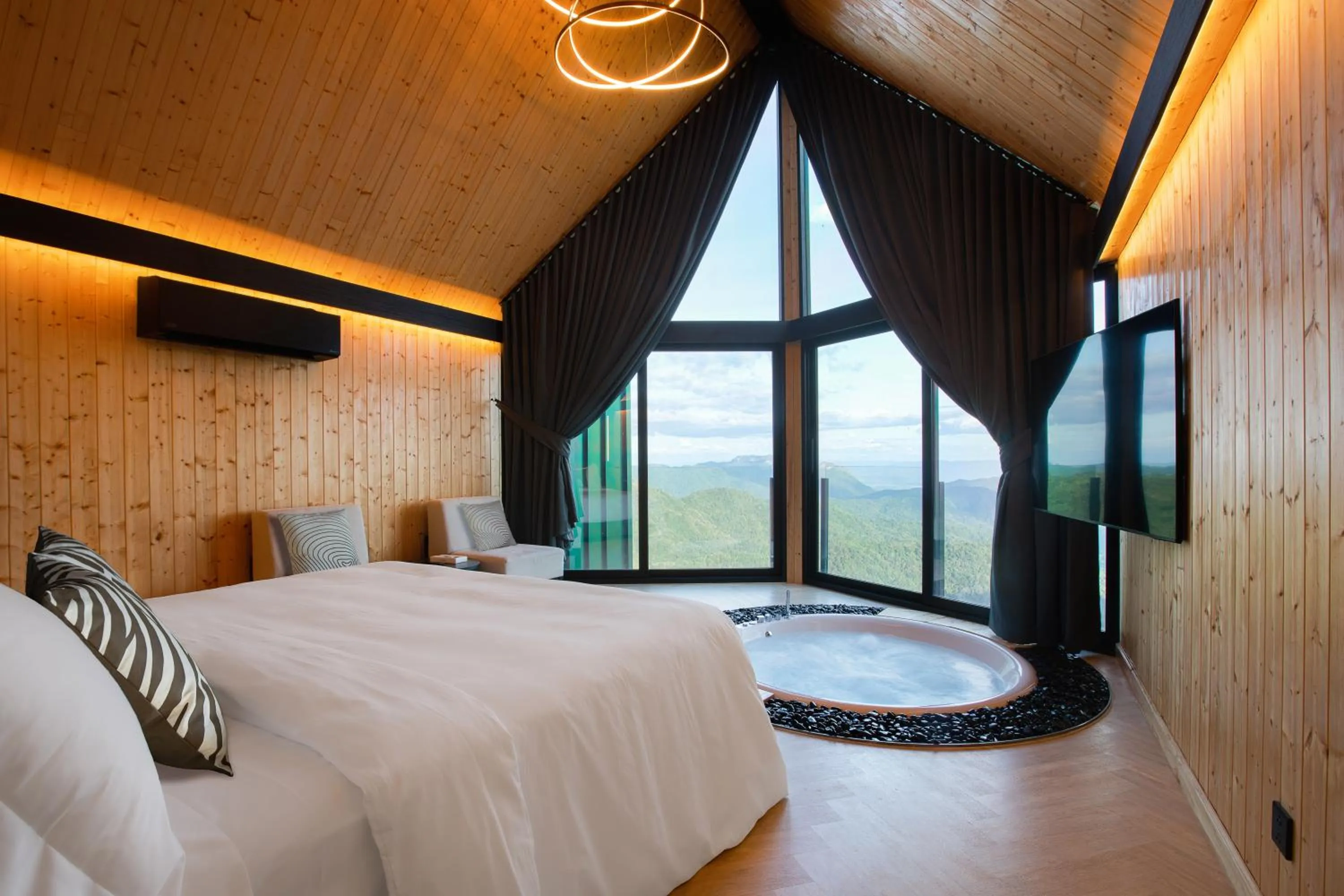Bed in Pino Latte Khao Kho