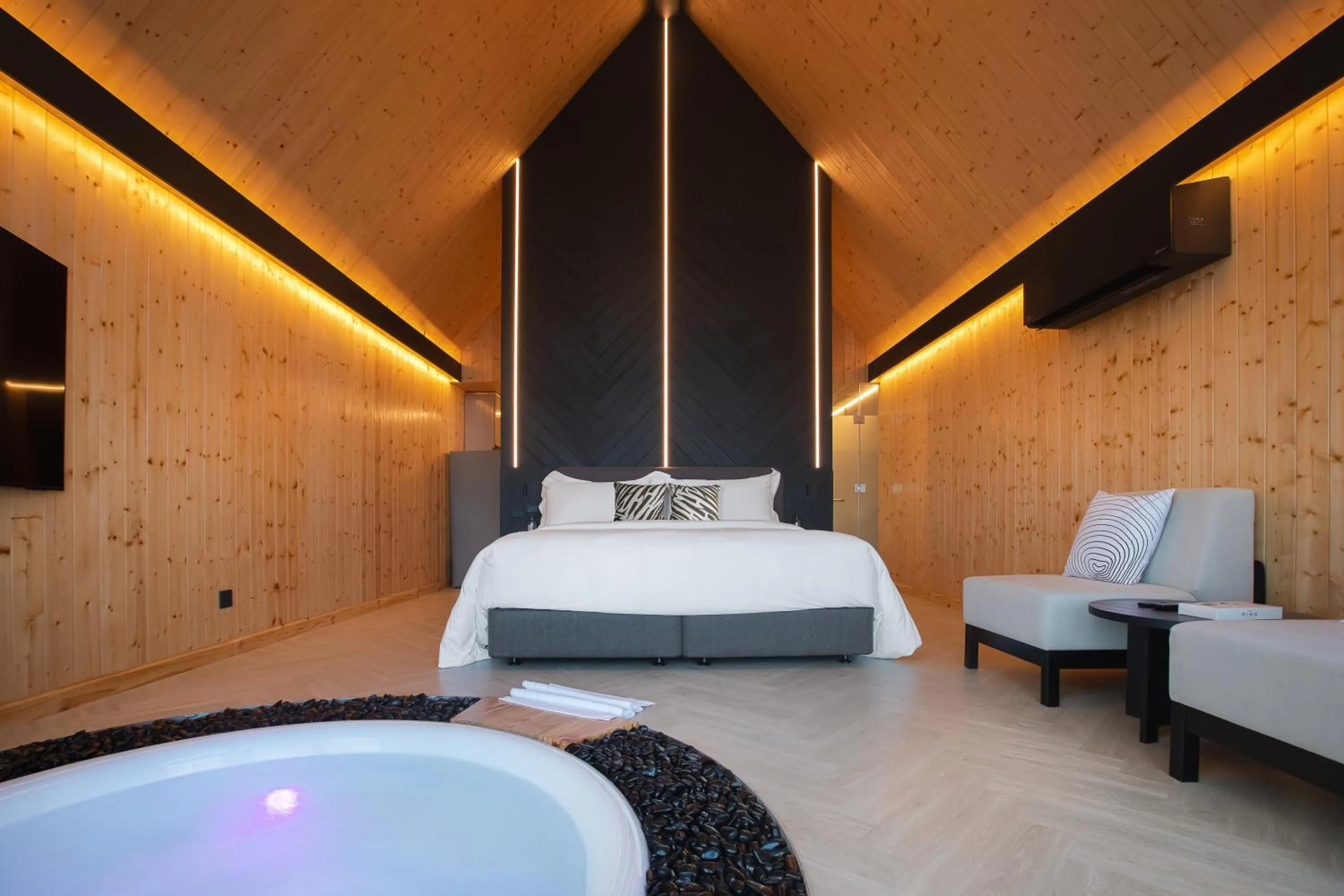 Bed in Pino Latte Khao Kho