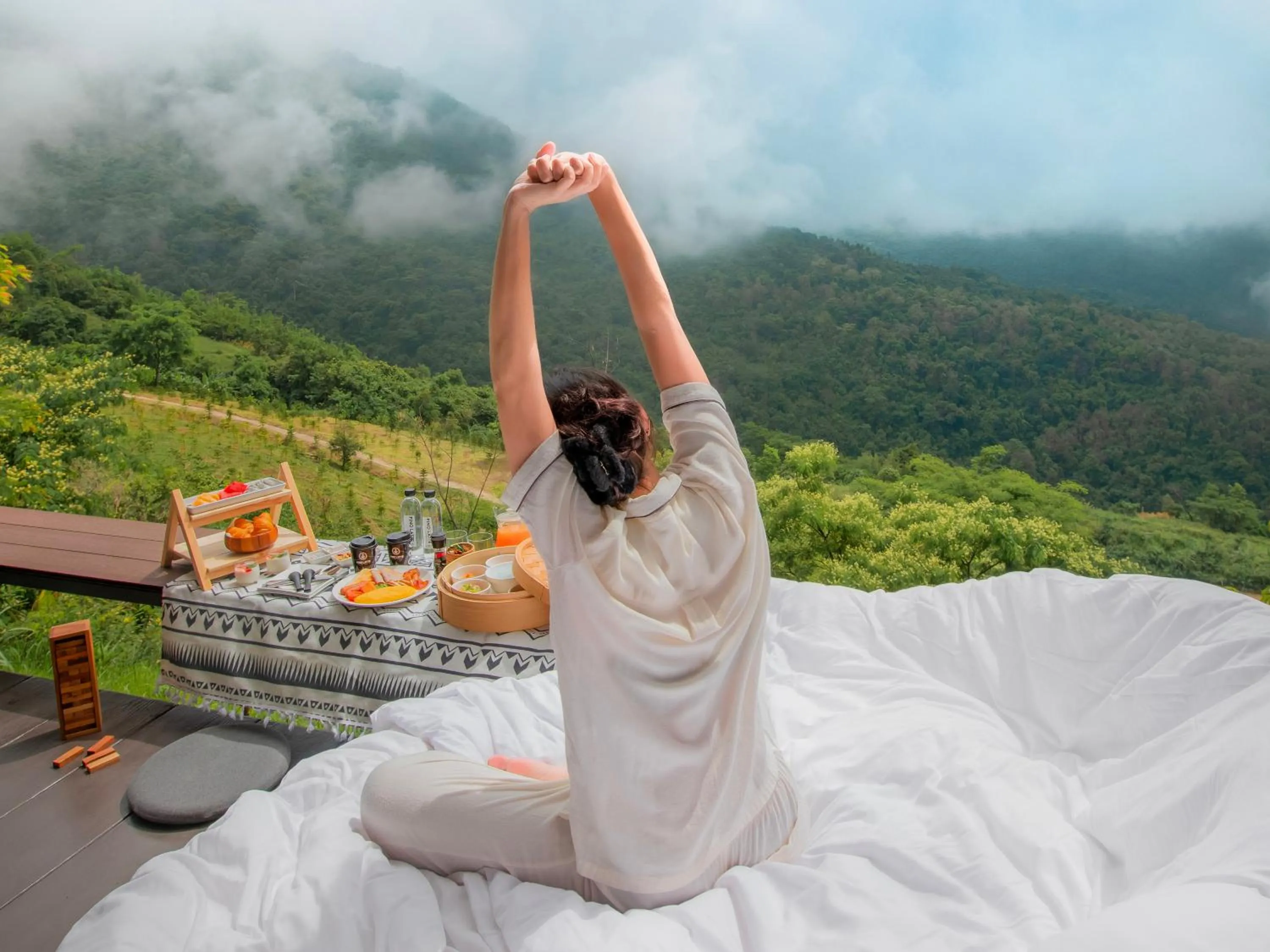 Balcony/Terrace in Pino Latte Khao Kho