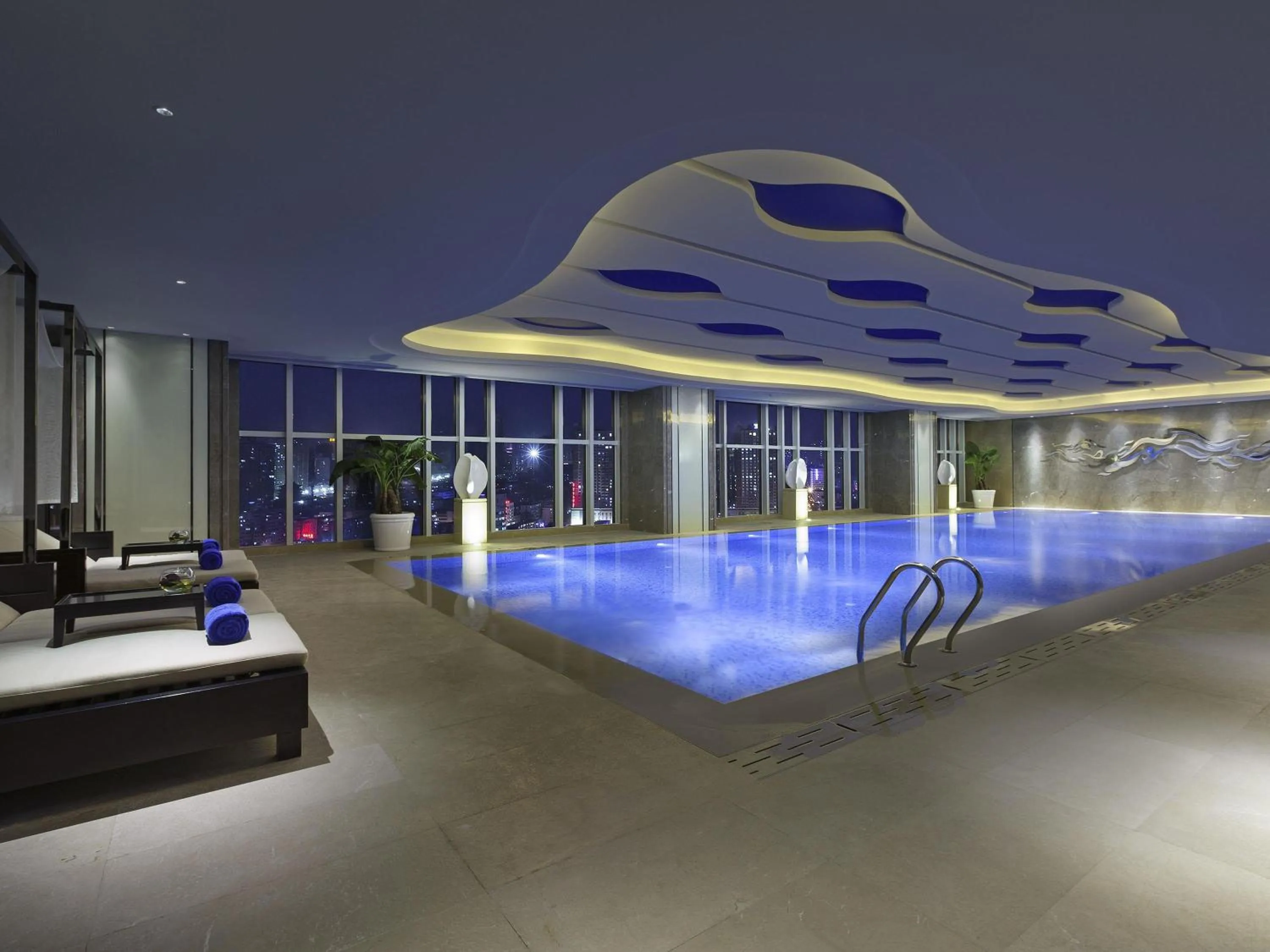 Pool view in Pullman Yantai Center