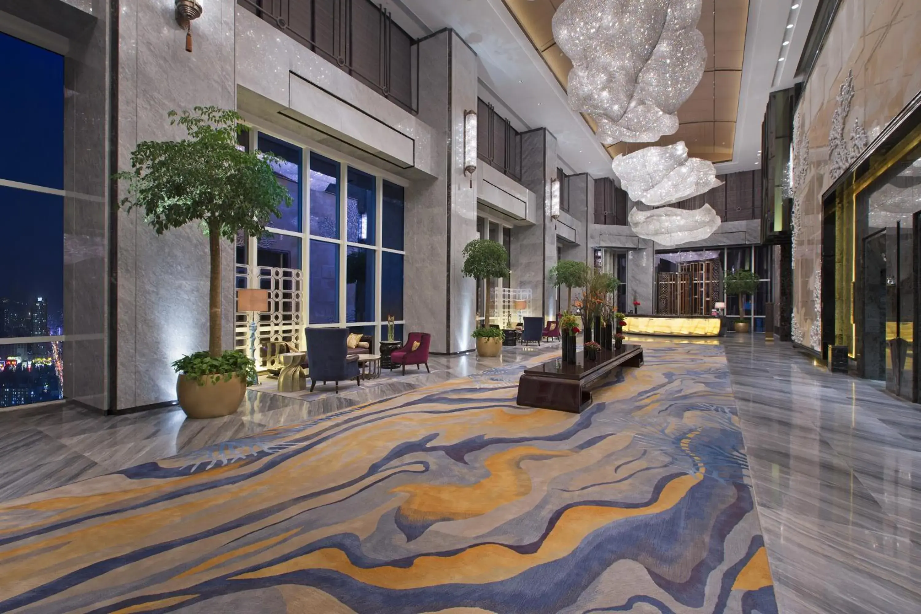 Lobby or reception in Pullman Yantai Center Lobby or reception in Pullman Yantai Center