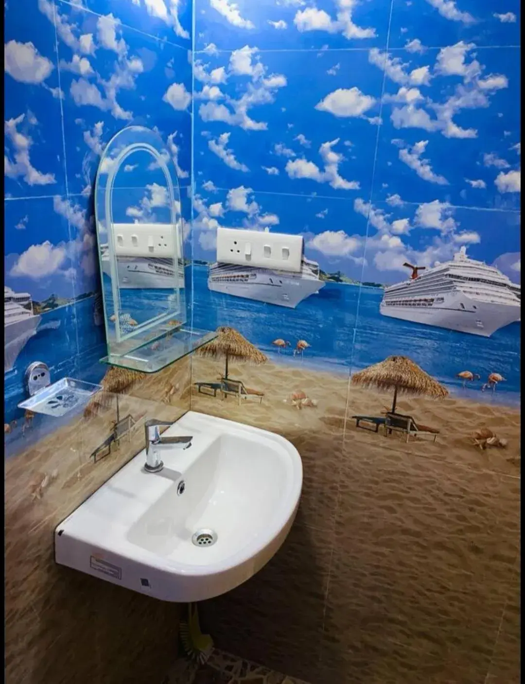 Bathroom in Rodrigues Residency Goa Bathroom in Rodrigues Residency Goa